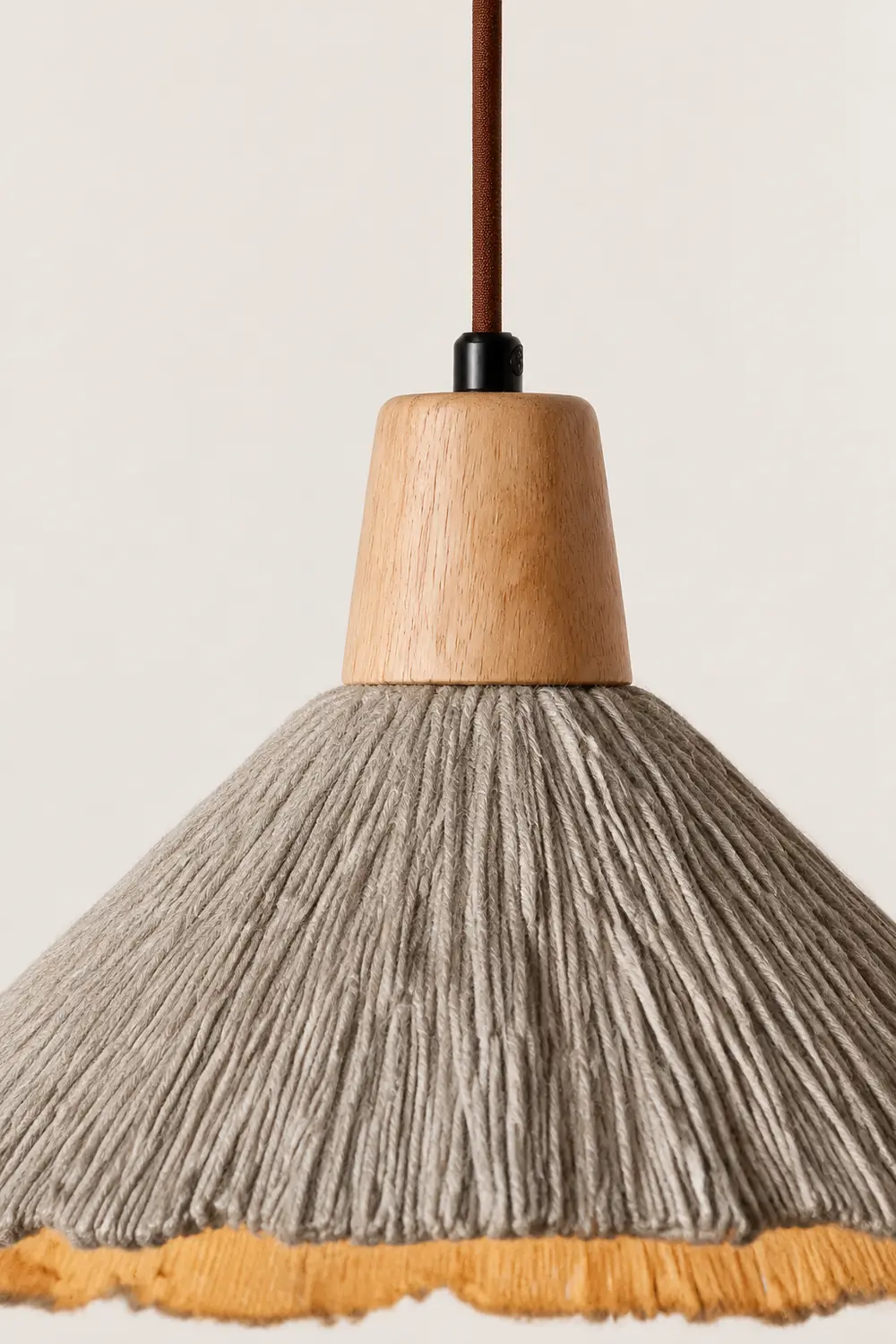 Concrete Pleated Pendant Lamp - Lumpaz