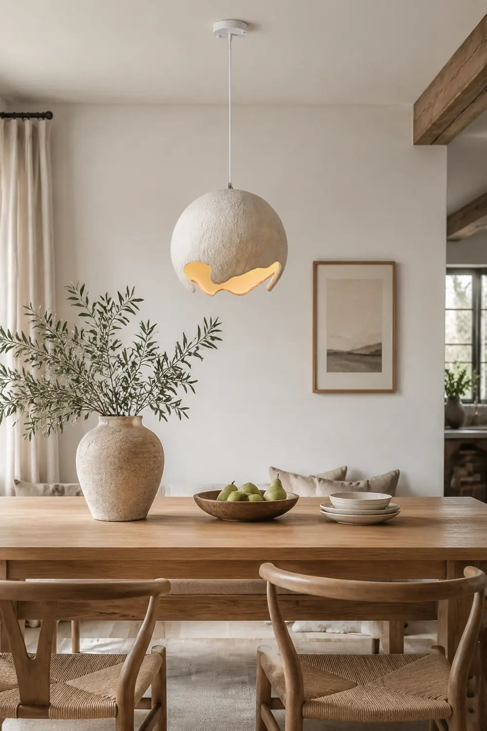 Geometric Resin Pendant Light - Lumpaz