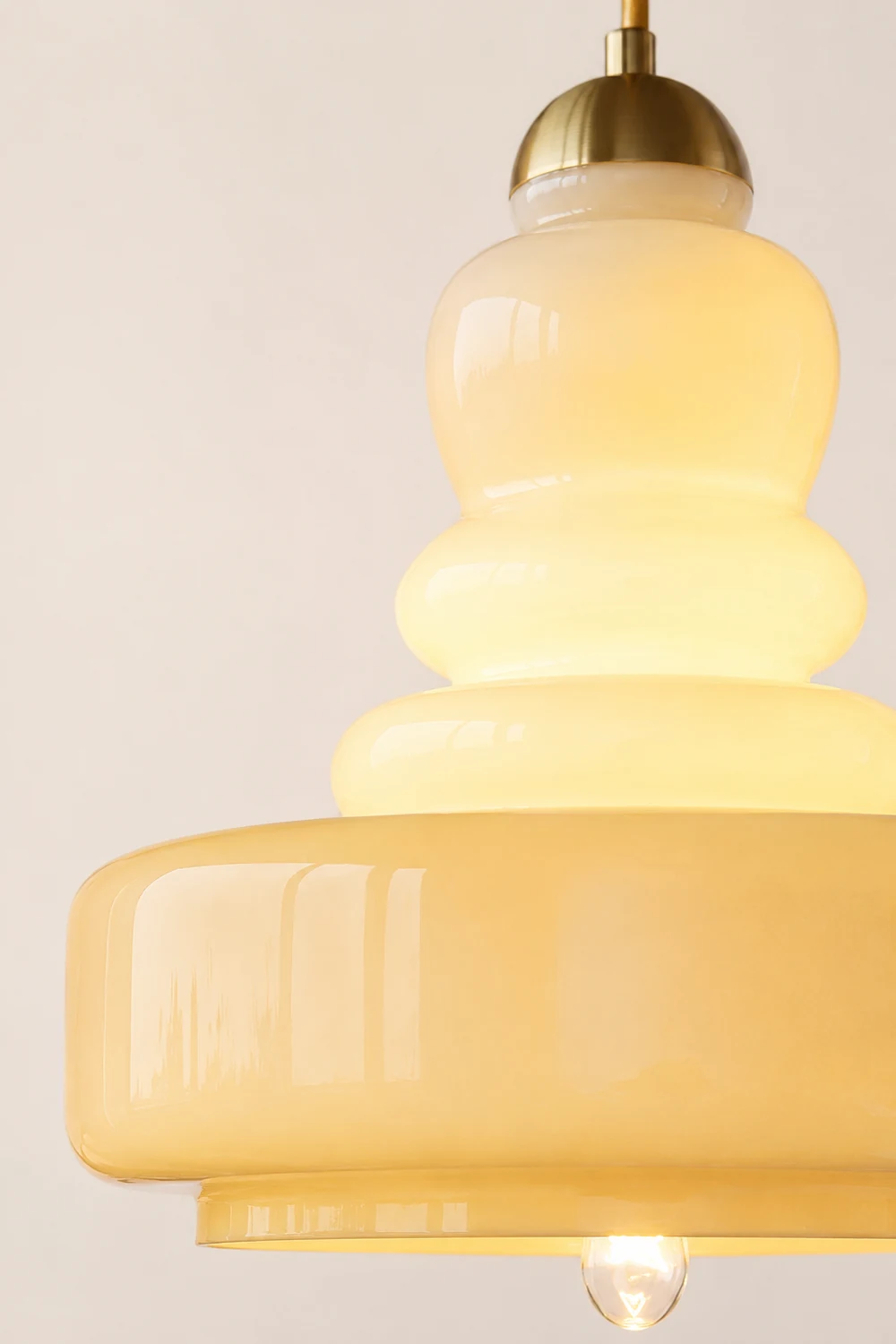 Schoolhouse Glass Pendant Light - Lumpaz