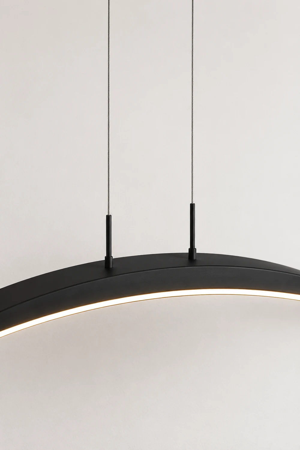 Minimalist Linear Metal Remote Control Pendant Light - Lumpaz