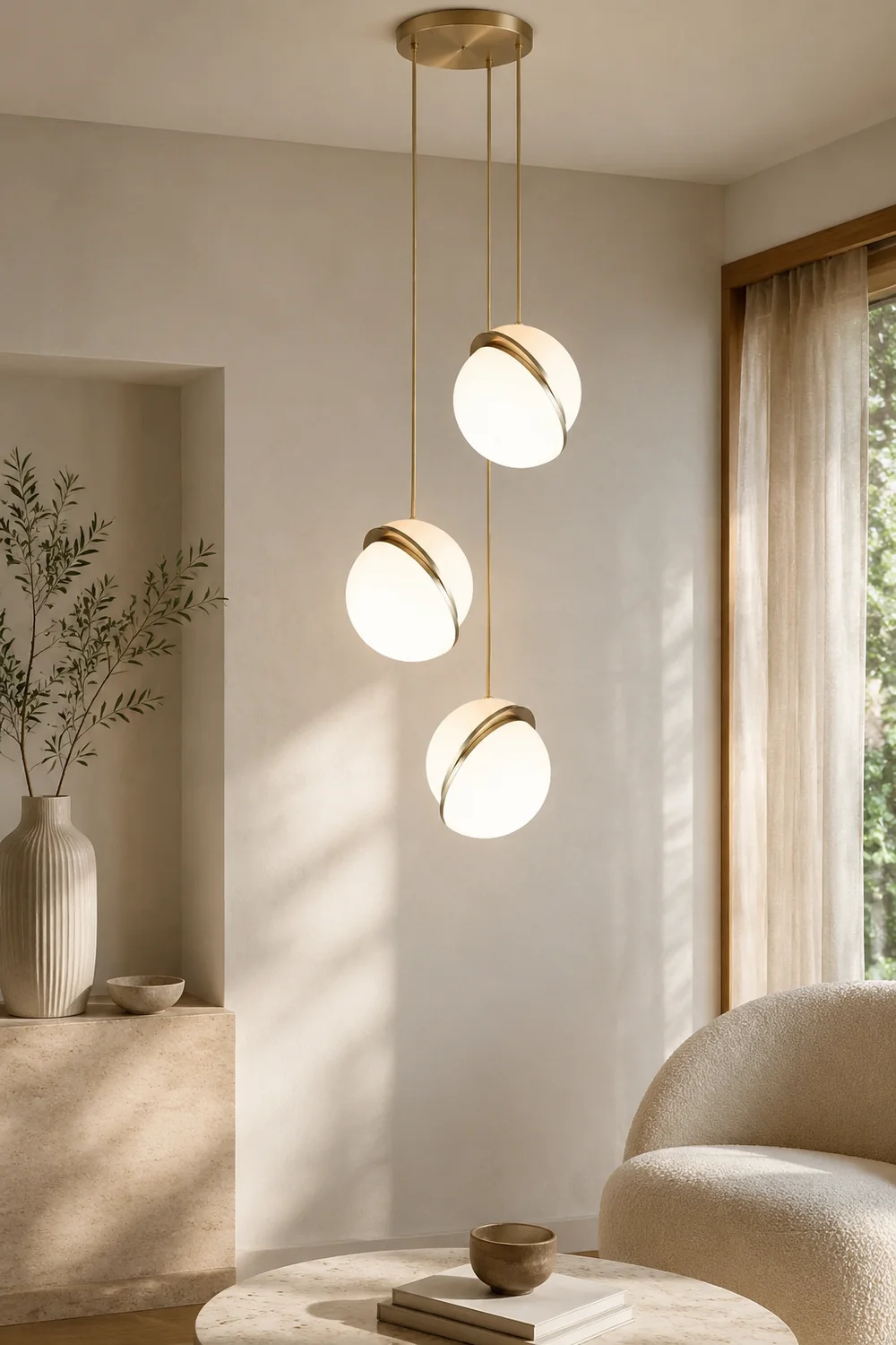 Crescent Pendant Lamp - Lumpaz