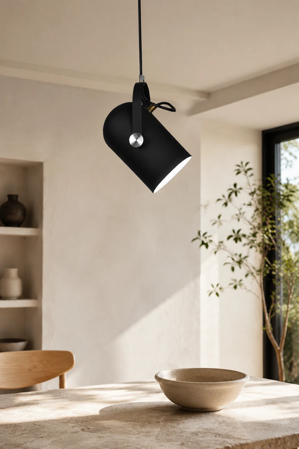 Morandi Modern Metal Pendant Light, Angle Adjustable, Kitchen Island & Dining Room & Living Room - Lumpaz