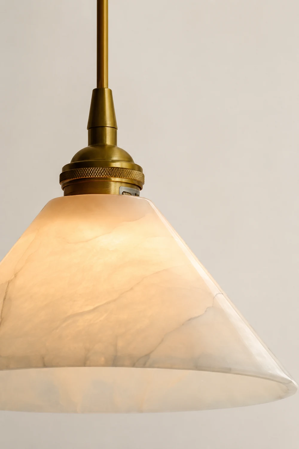 Conical Brass Pendant Lamp - Lumpaz