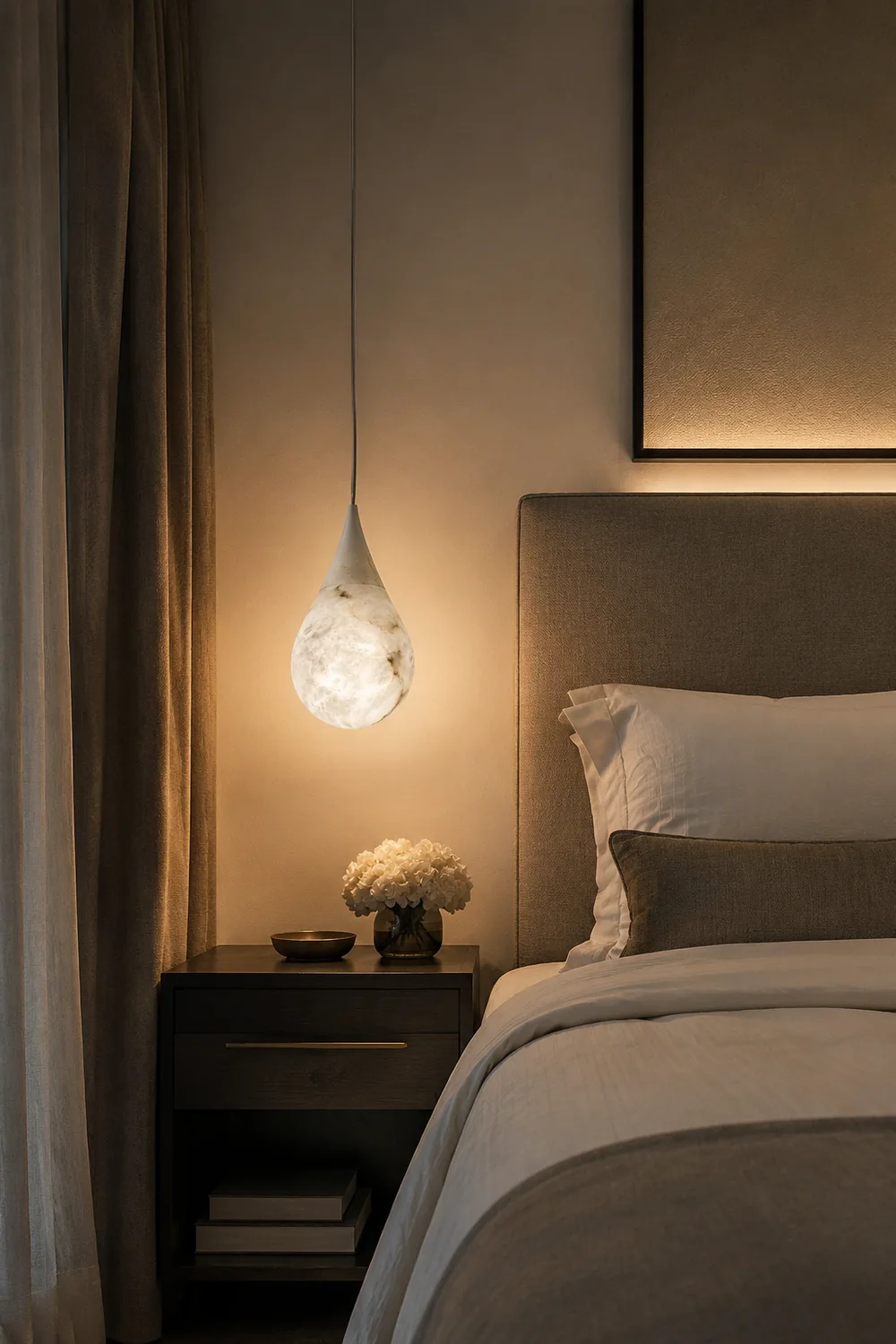 Marble Raindrop Pendant Light - Lumpaz