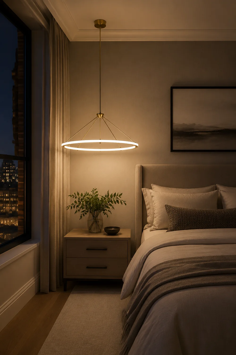 Cascading Ring Circle Pendant Lamp - Lumpaz