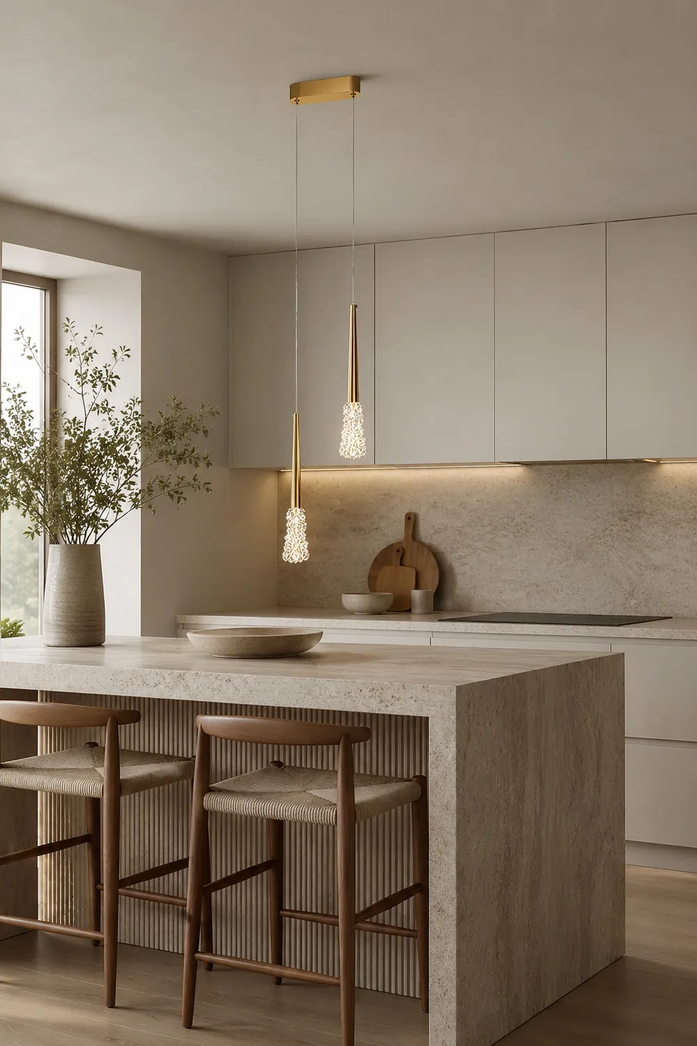 Mozzi Crystal Pendant Light - Lumpaz