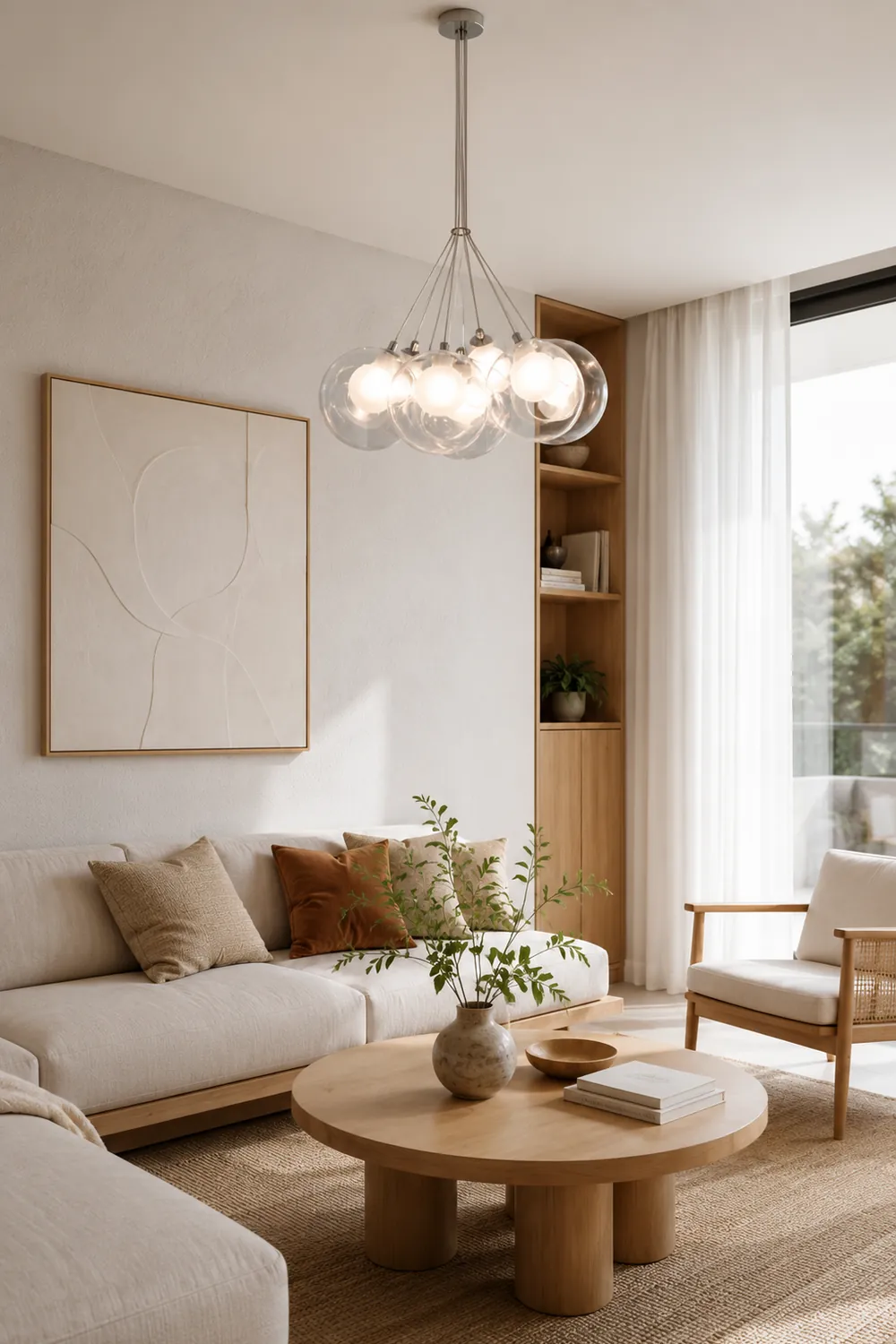 Valentina Modern Bubble Acylic Pendant Light, 5 Style - Lumpaz