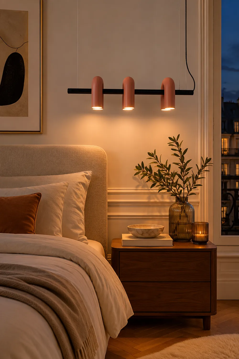 Felix Modern Pendant Light Linear with 3 U-Shaped Light - Lumpaz