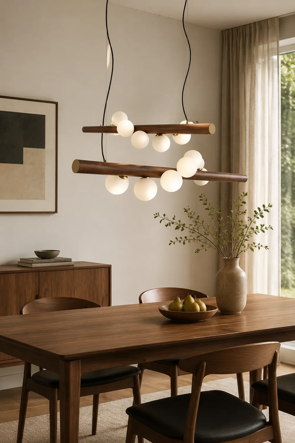 Scandinavian Wooden Pendant Lamp - Lumpaz
