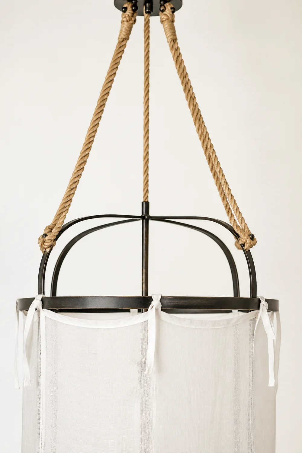 Provence Linen Pendant Light - Lumpaz