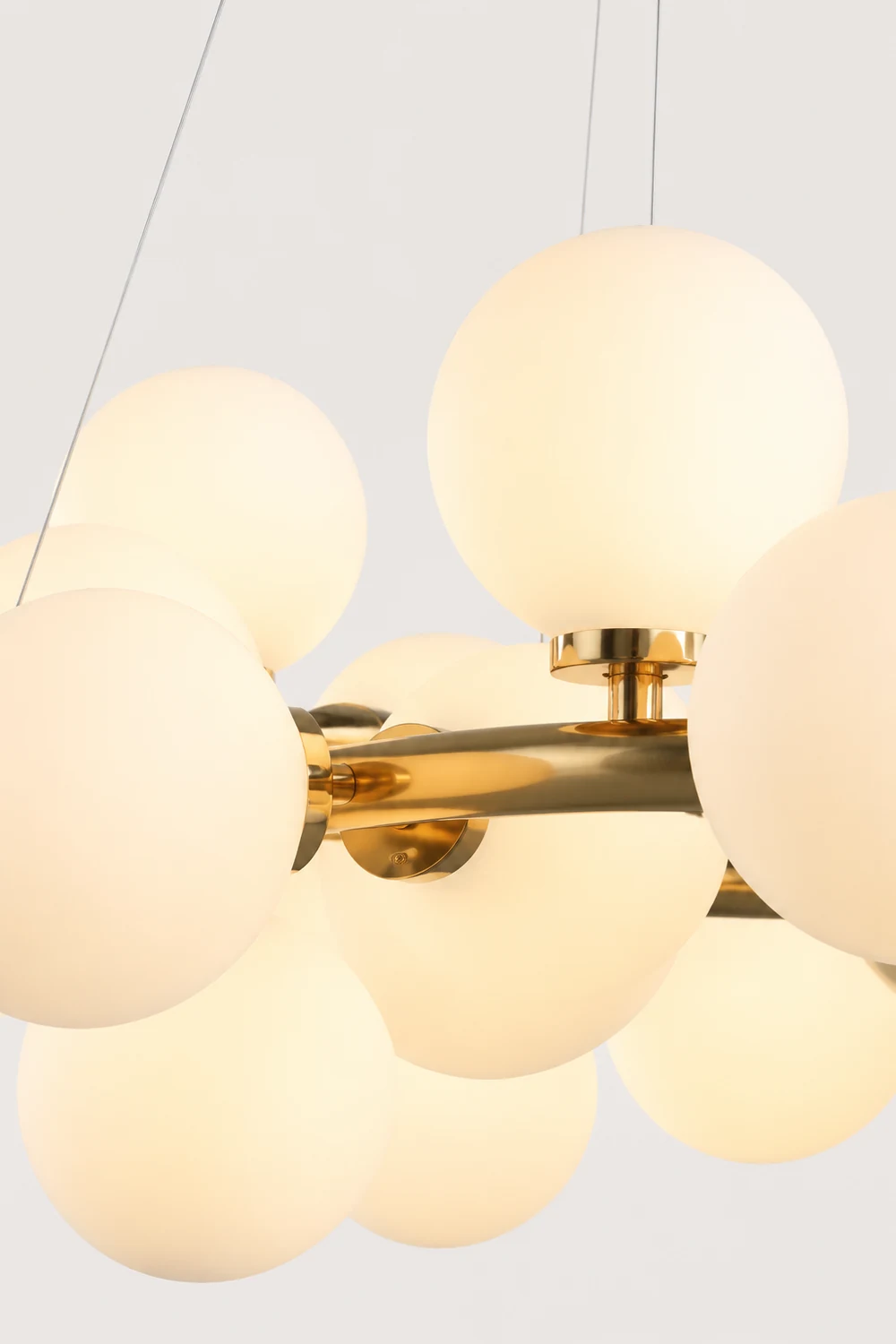 Valentina Chandelier Bubble, Magic Beans, Glass, Dining Room - Lumpaz