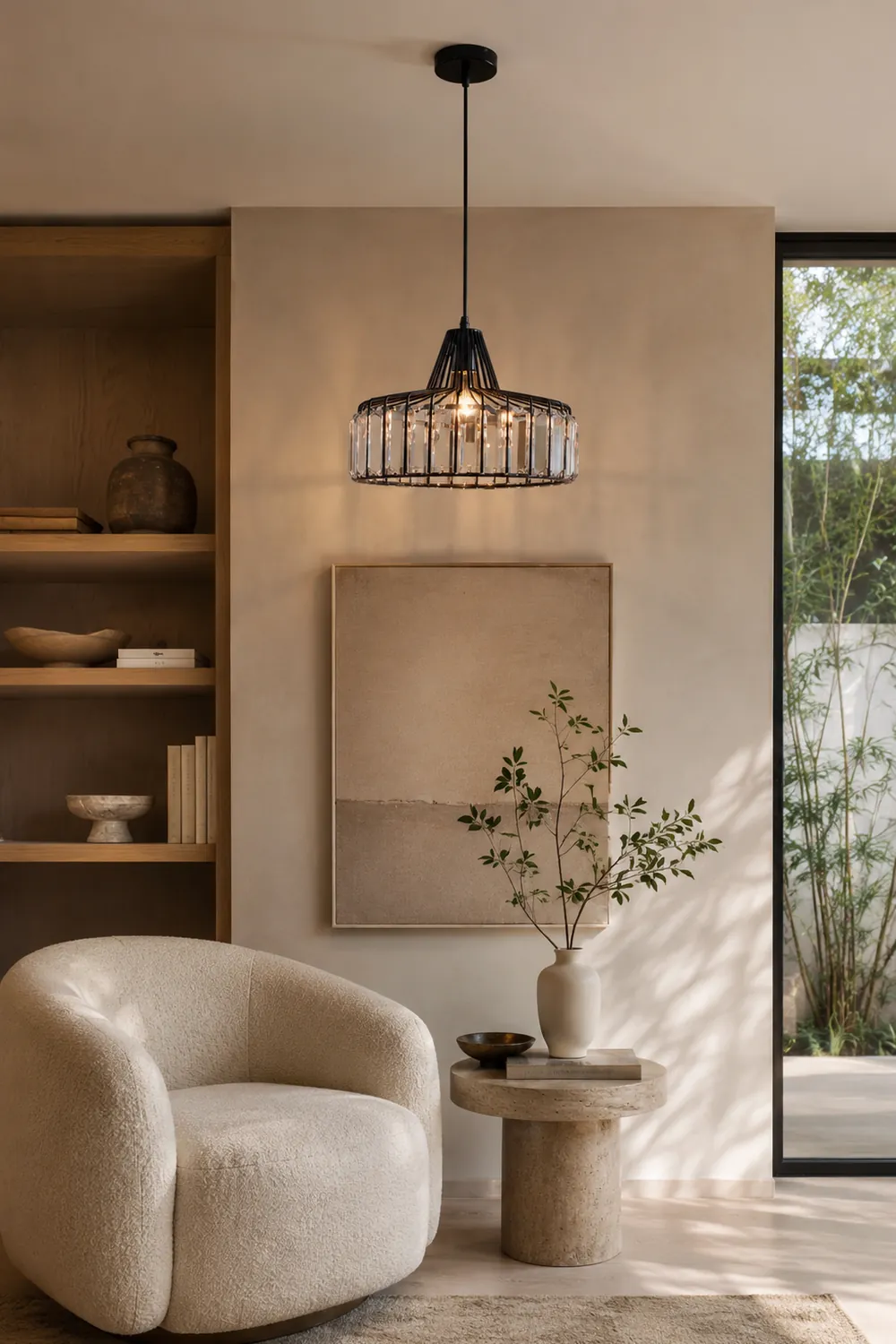 Crystal Drum Pendant Lamp - Lumpaz