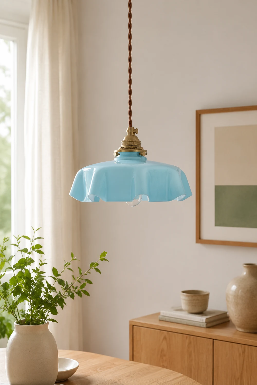 French Flower Pendant Light - Lumpaz