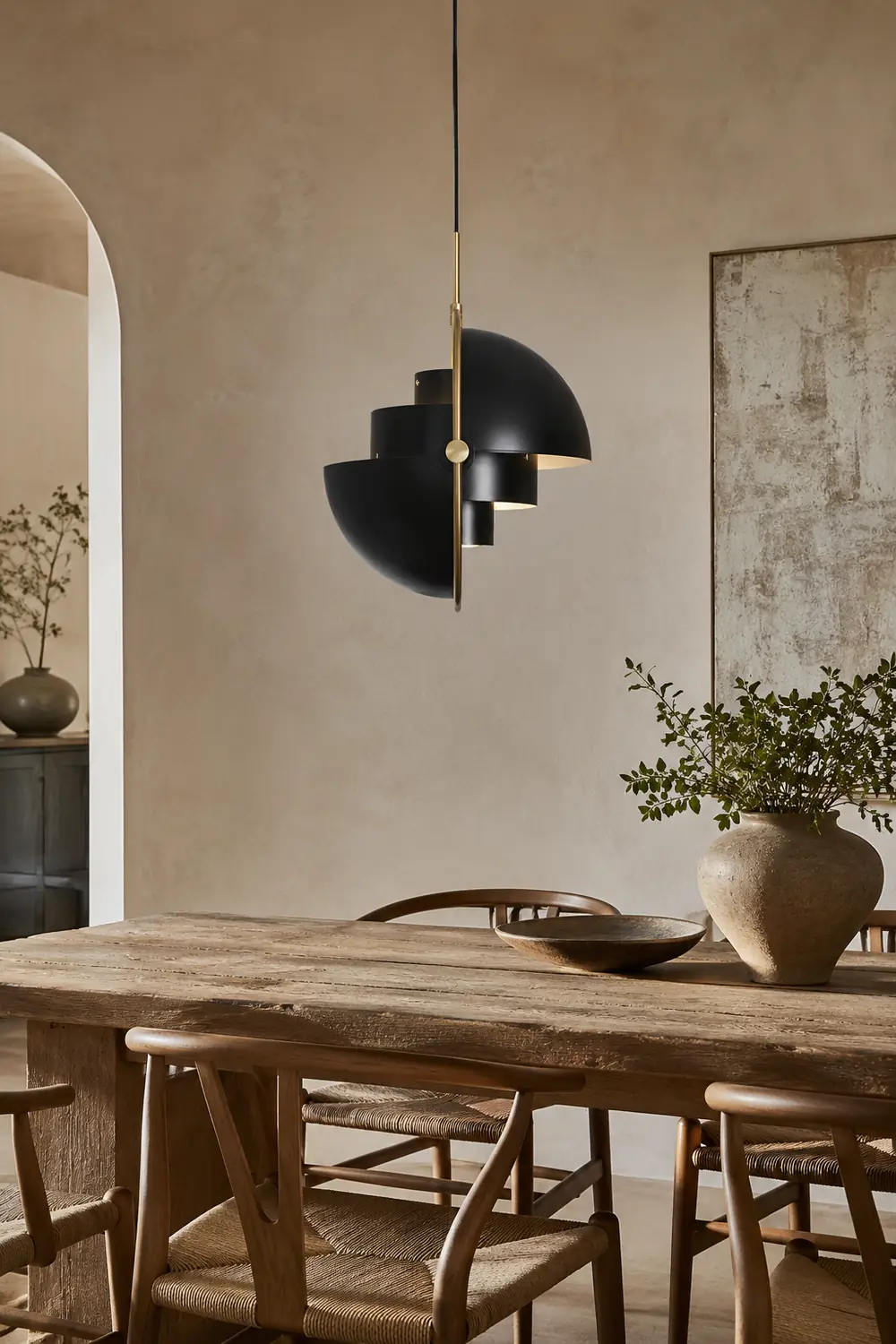 Modern Geometric Metal Pendant Light, Kitchen Island - Lumpaz