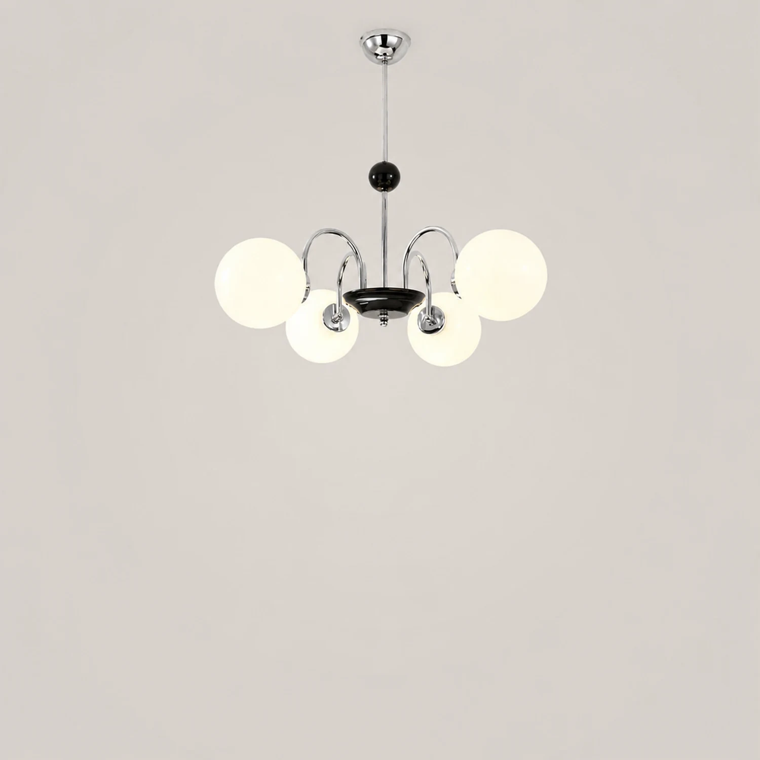 Modern Globe Glass Art Deco Chandelier, Living Room - Lumpaz