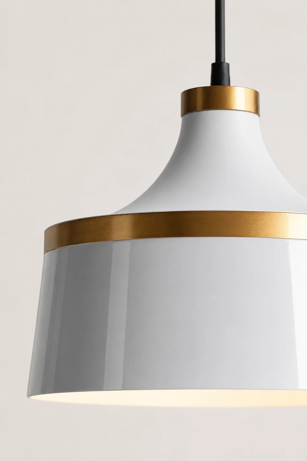 Morandi Modern Colorful Single Pendant Light, Metal Shade - Lumpaz