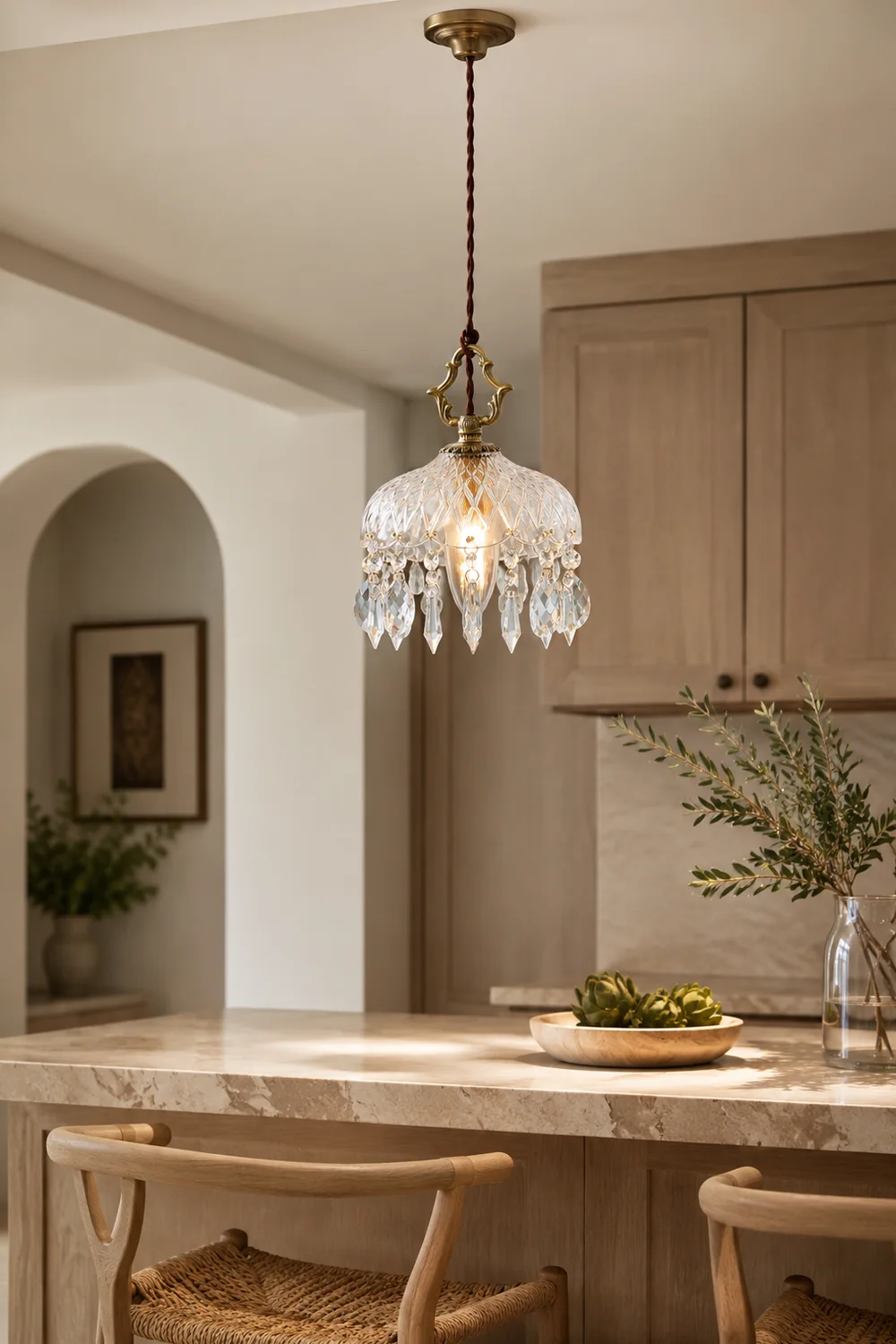 Bowl Shade Pendant Lamp - Lumpaz