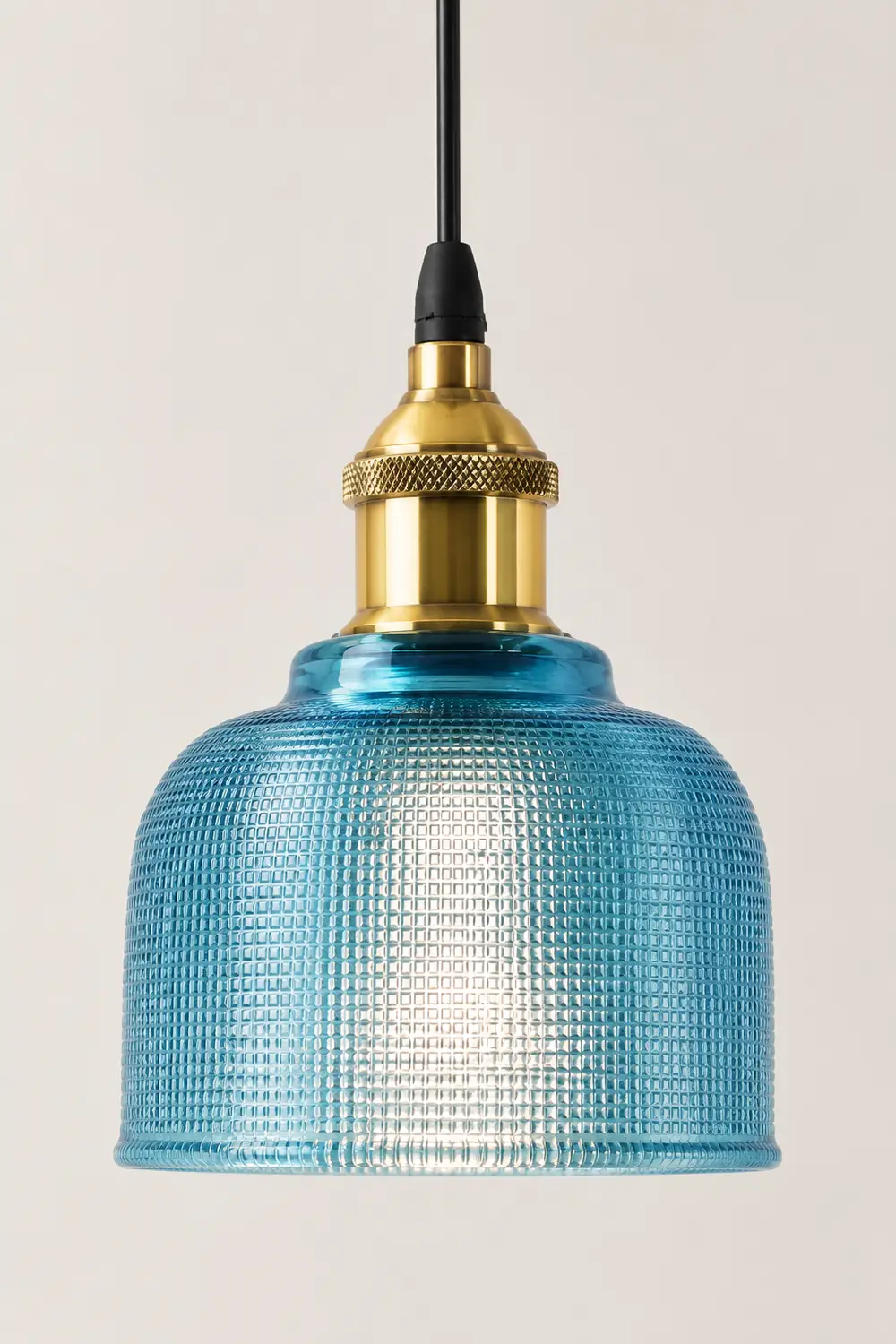 Hailie Glass Art Deco Pendant Lights,Colorful - Lumpaz