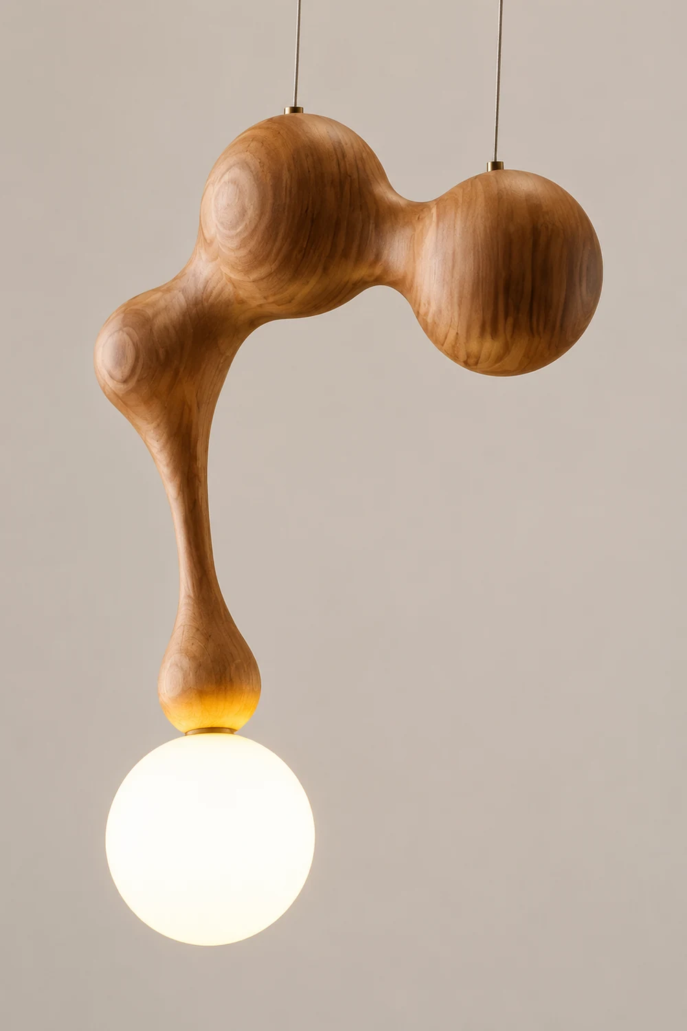 Jenna Wooden Pendant Lamp - Lumpaz
