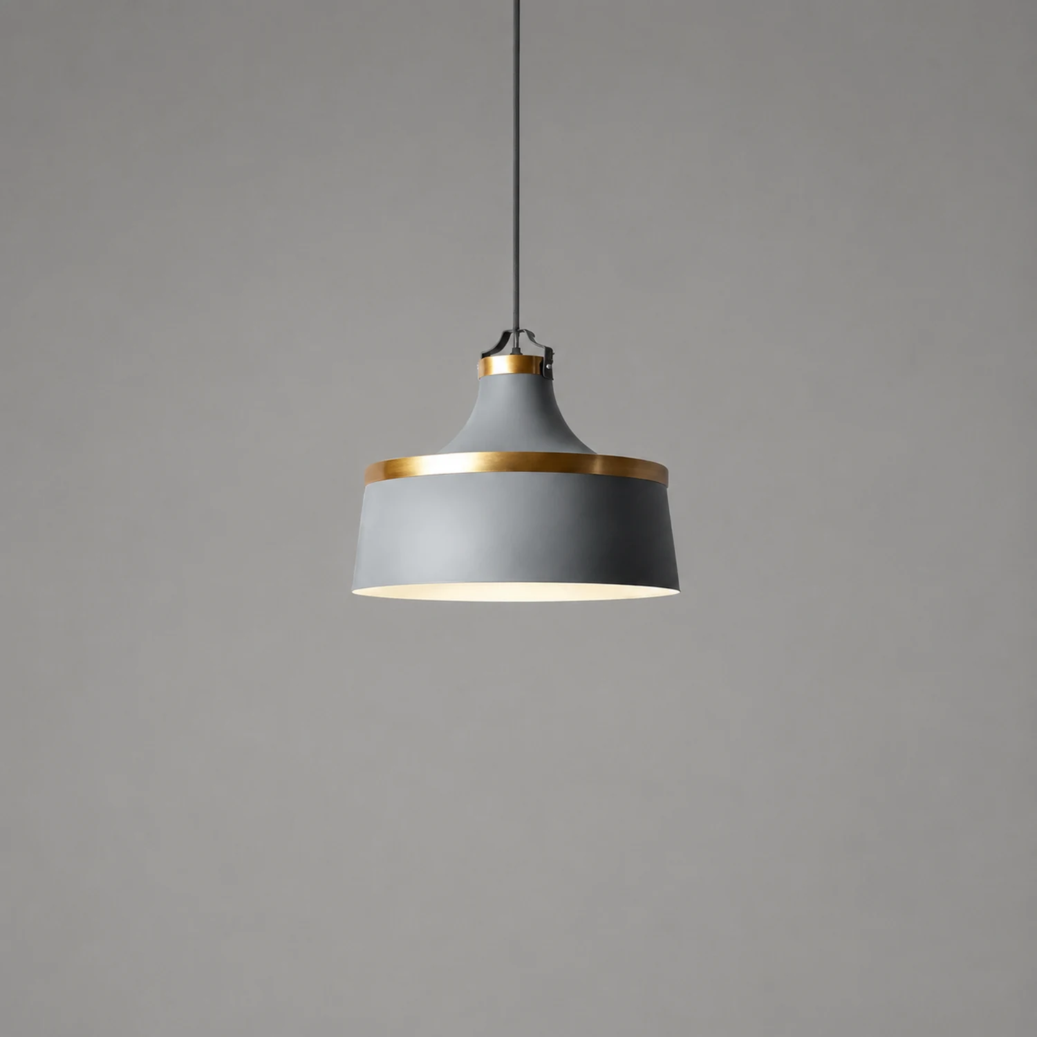 Morandi Modern Colorful Single Pendant Light, Metal Shade - Lumpaz