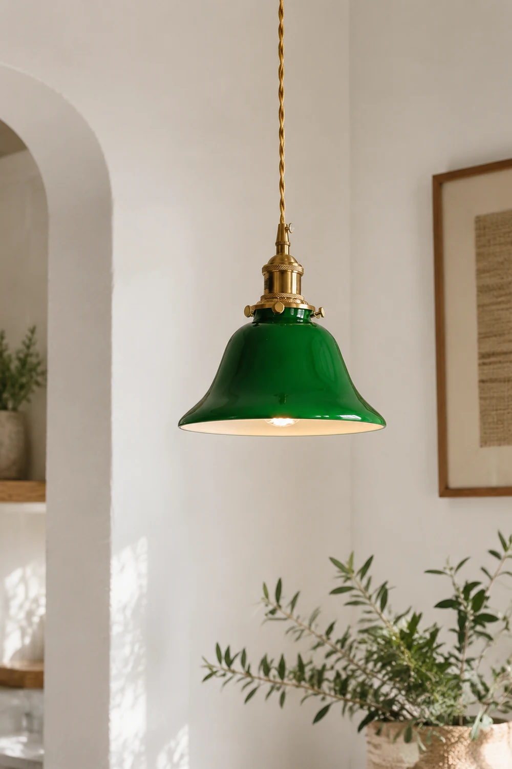 Green Bell Pendant Light - Lumpaz