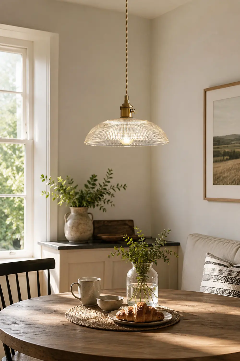 Ribbed Spiral Pendant Light - Lumpaz