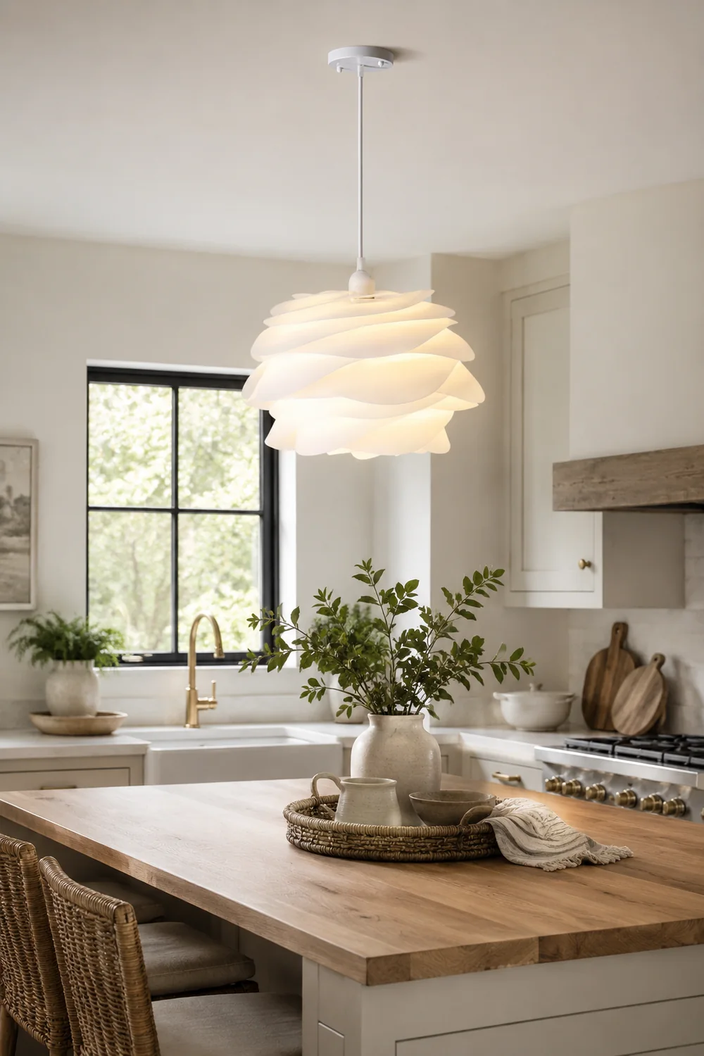 Rose Floral Pendant Light - Lumpaz