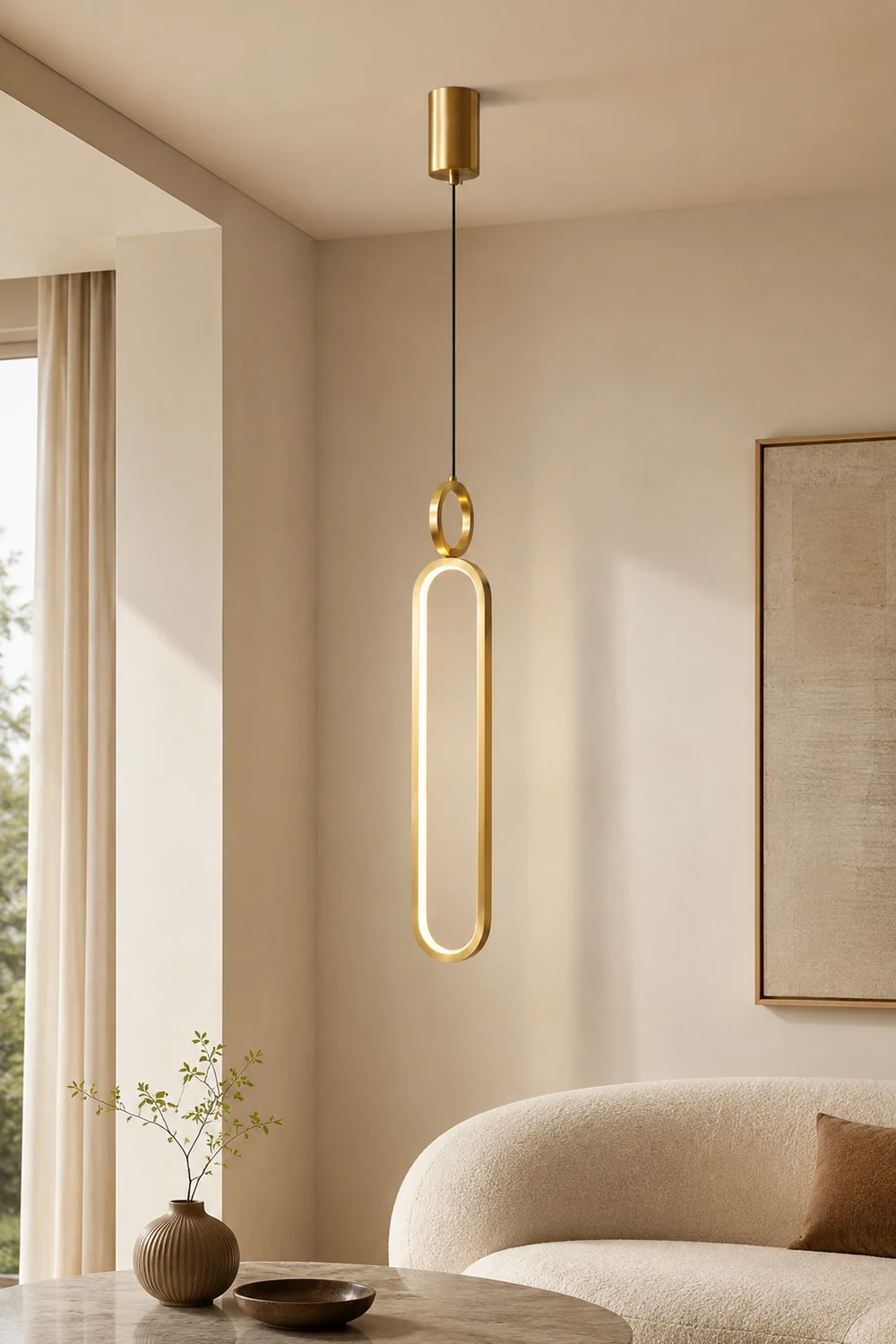 Oval Rings Pendant Light - Lumpaz