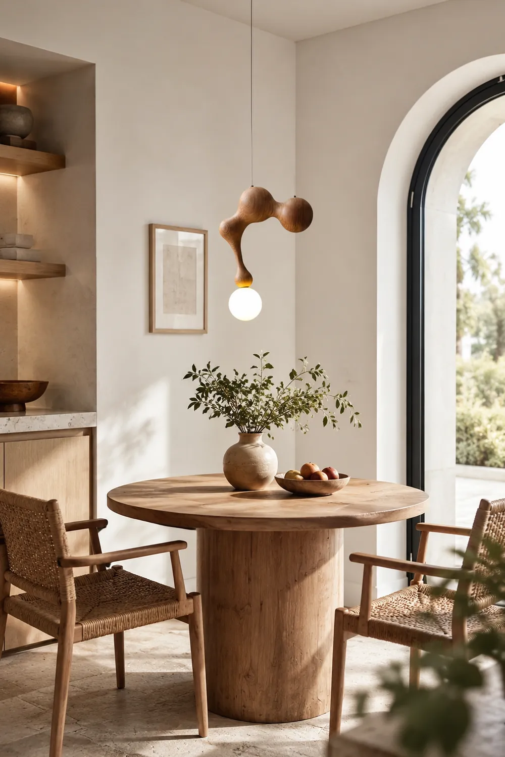 Jenna Wooden Pendant Lamp - Lumpaz