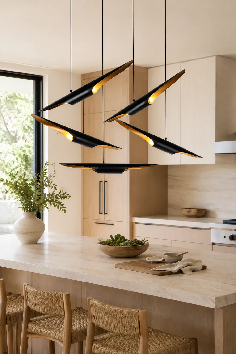 Coltrane Pipe Pendant Lights - Lumpaz