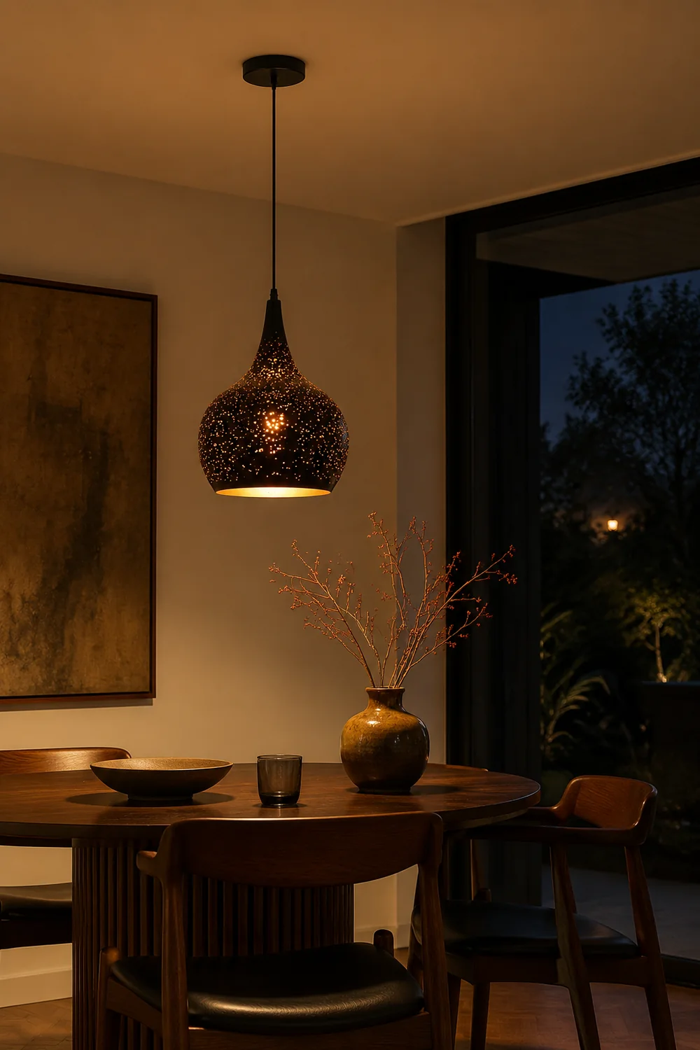 Hollow Industrial Pendant Lamp - Lumpaz