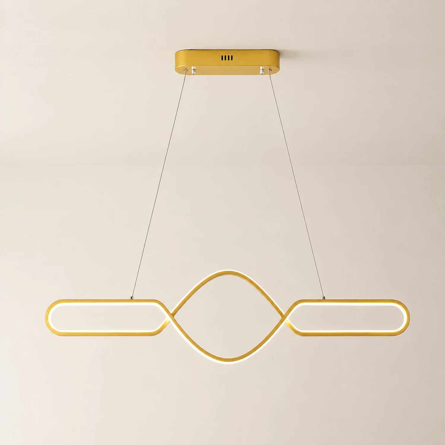 Bouvet Nordic Geometric Cross-Linear Pendant Light - Lumpaz