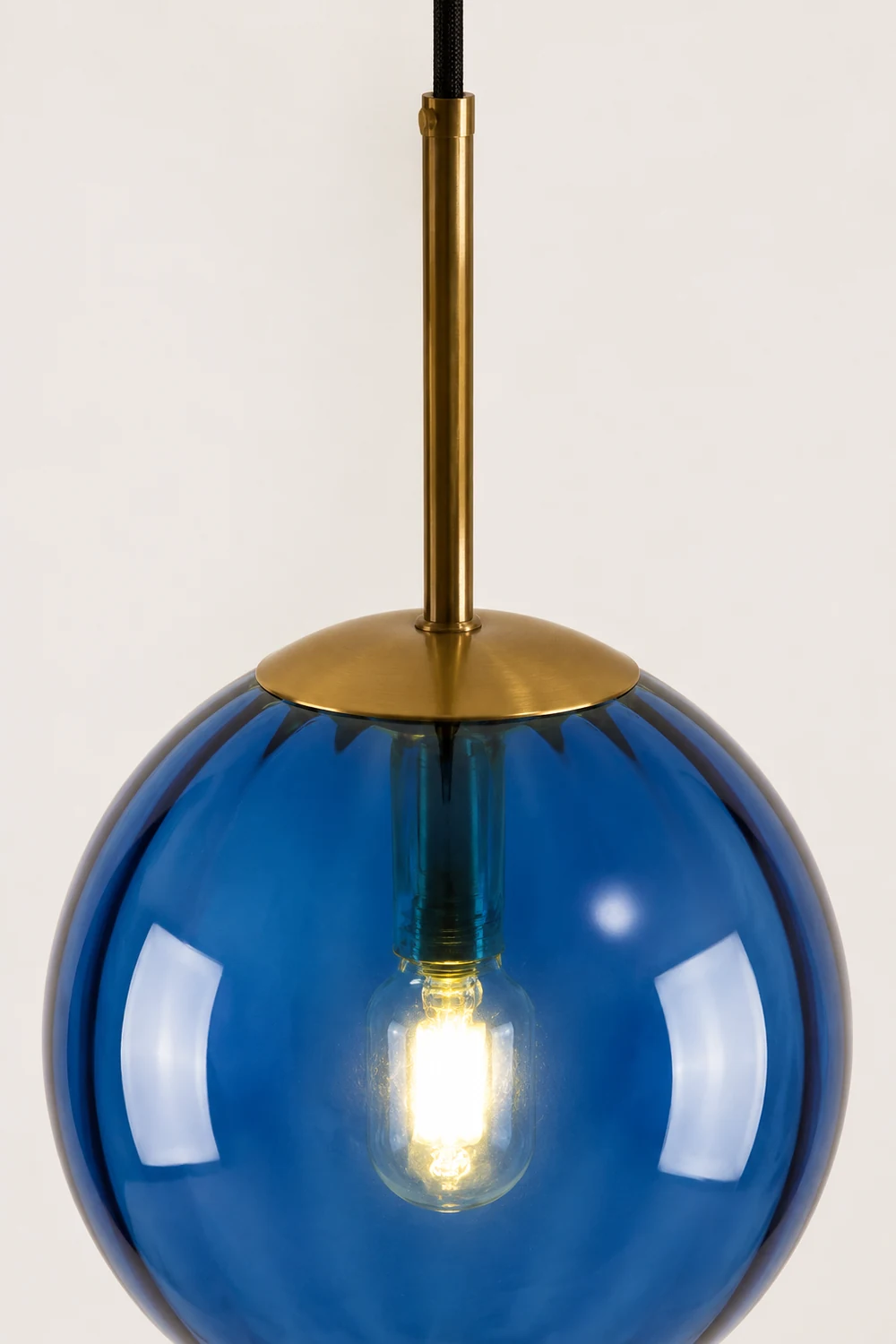 Hailie Modern Pendant Light Clear Bubble Gradient, Glass - Lumpaz
