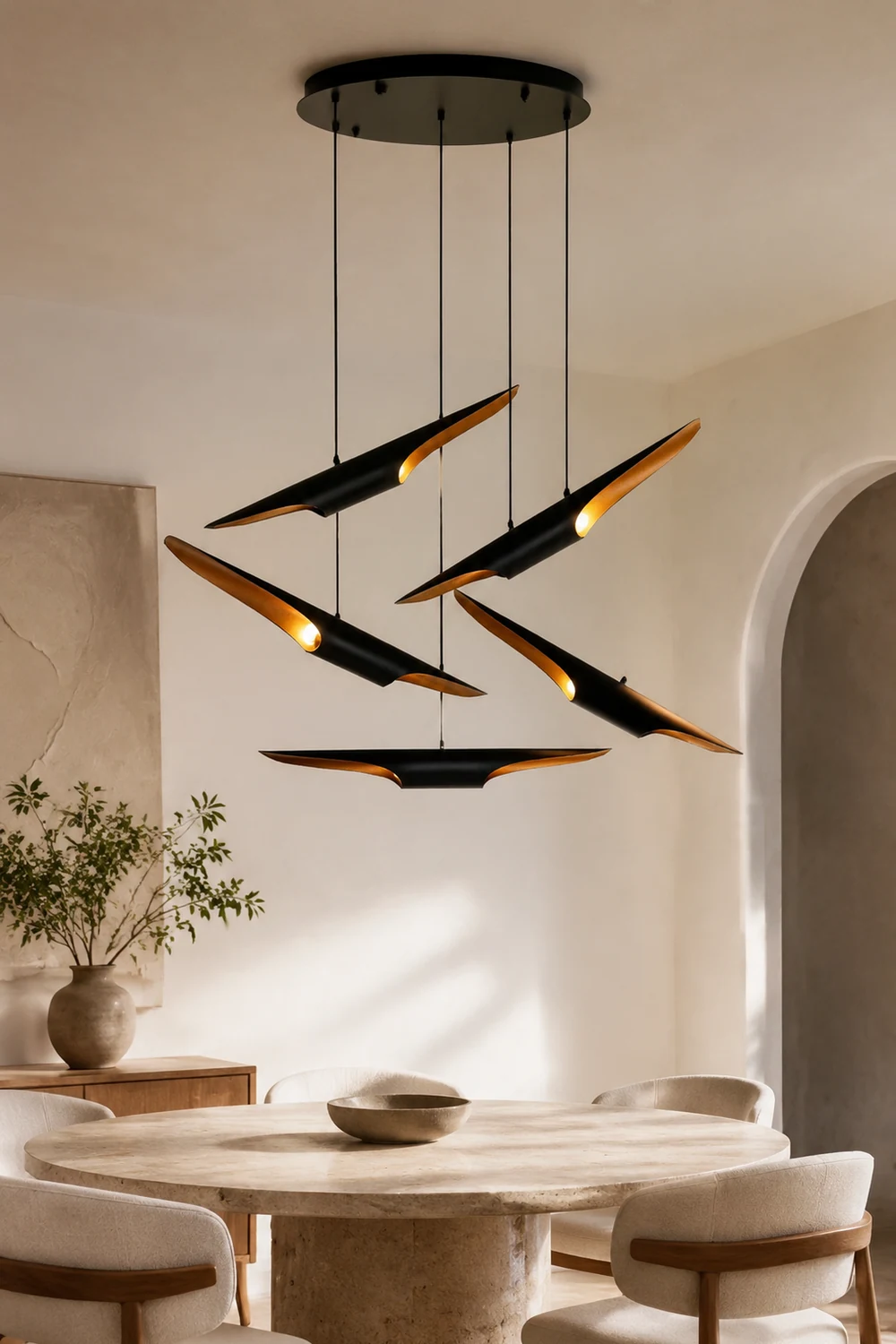 Coltrane Pipe Pendant Lights - Lumpaz