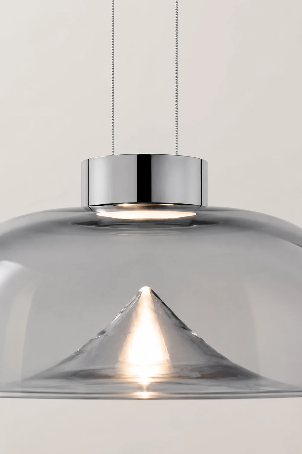 Herbert Modern Mountain Glass Pendant Light - Lumpaz