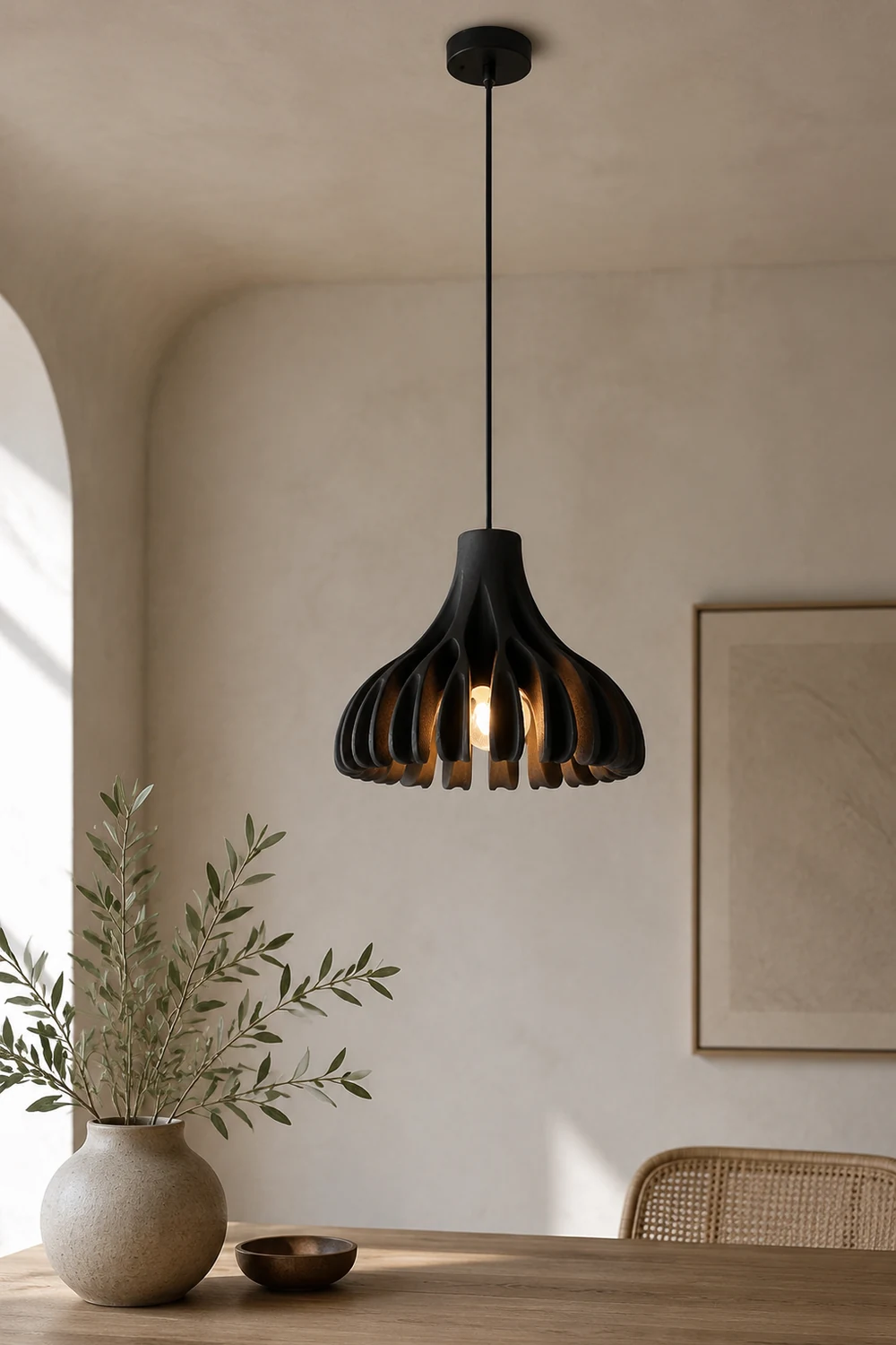 Coral Resin Pendant Lamp - Lumpaz
