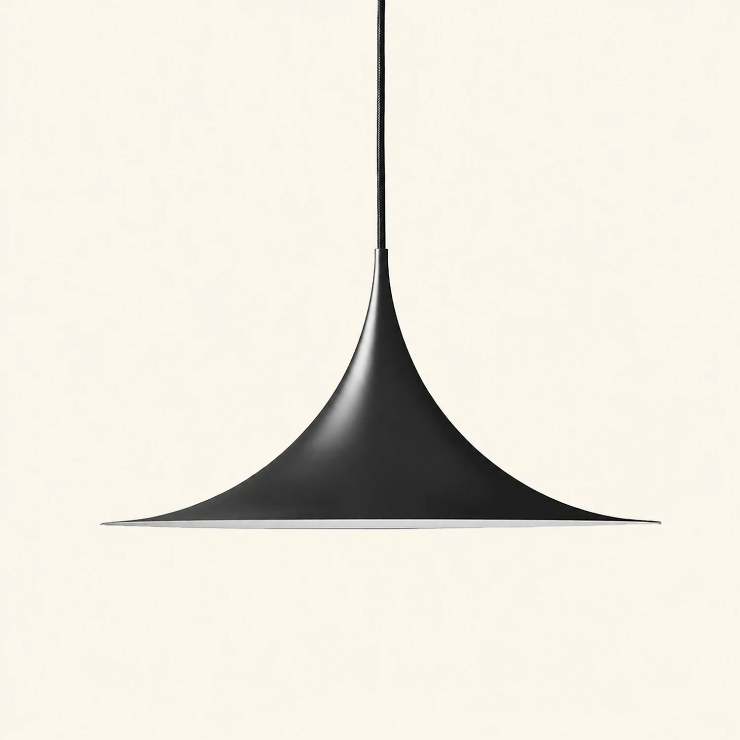 Cairns Mordern Pendant Light, Metal Black/White Dinning Room - Lumpaz