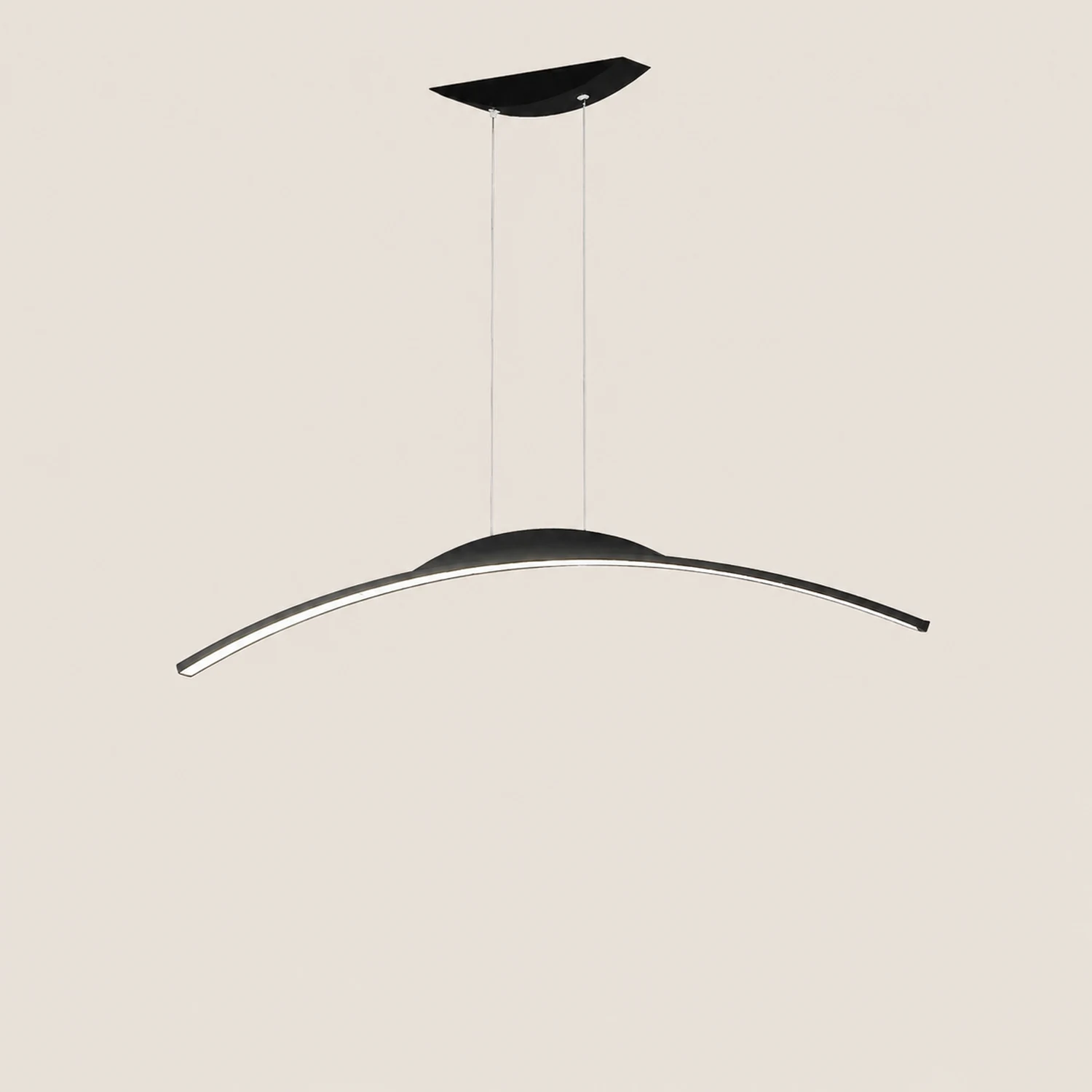 Minimalist Linear Metal Remote Control Pendant Light - Lumpaz