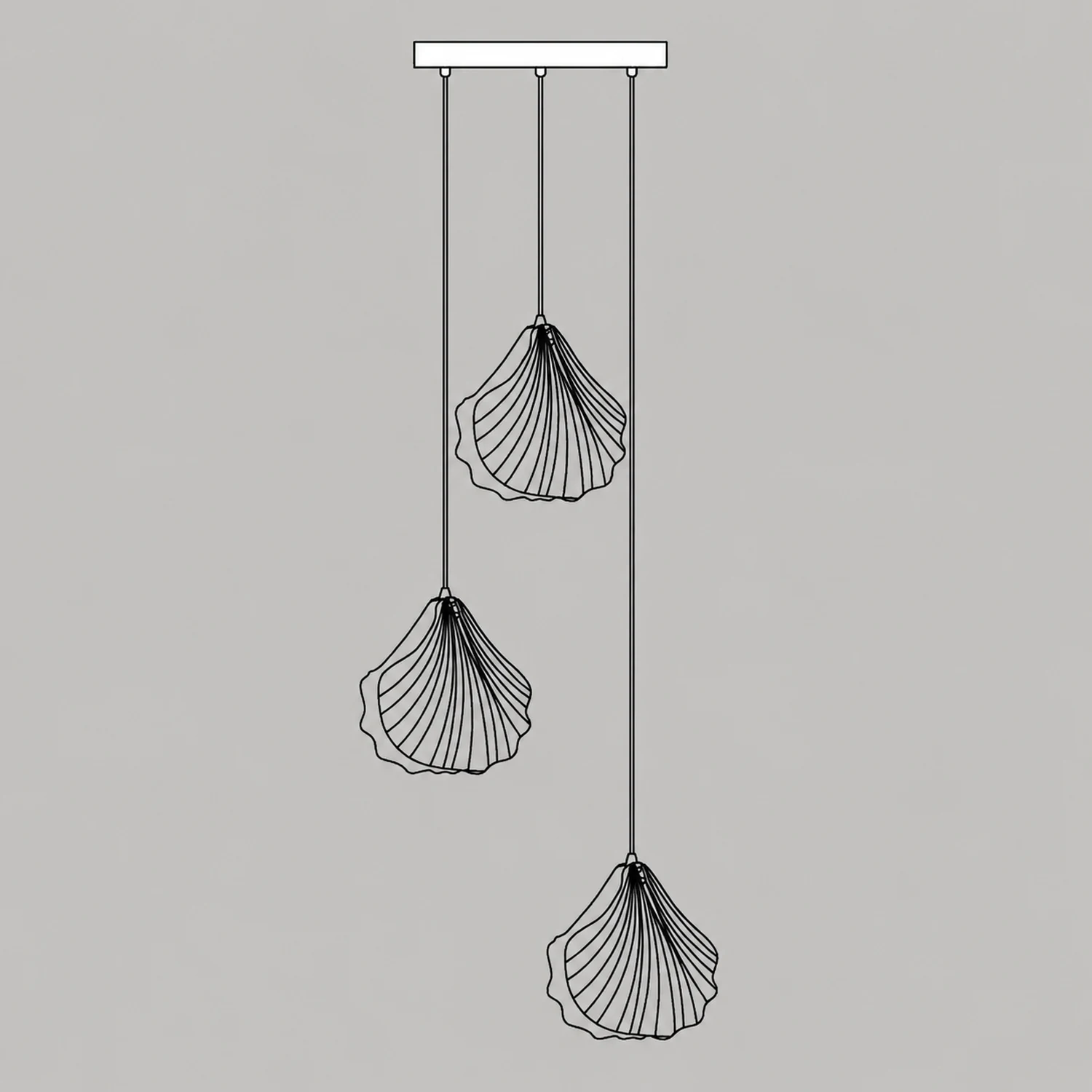 Shell Mini Pendant Light - Lumpaz