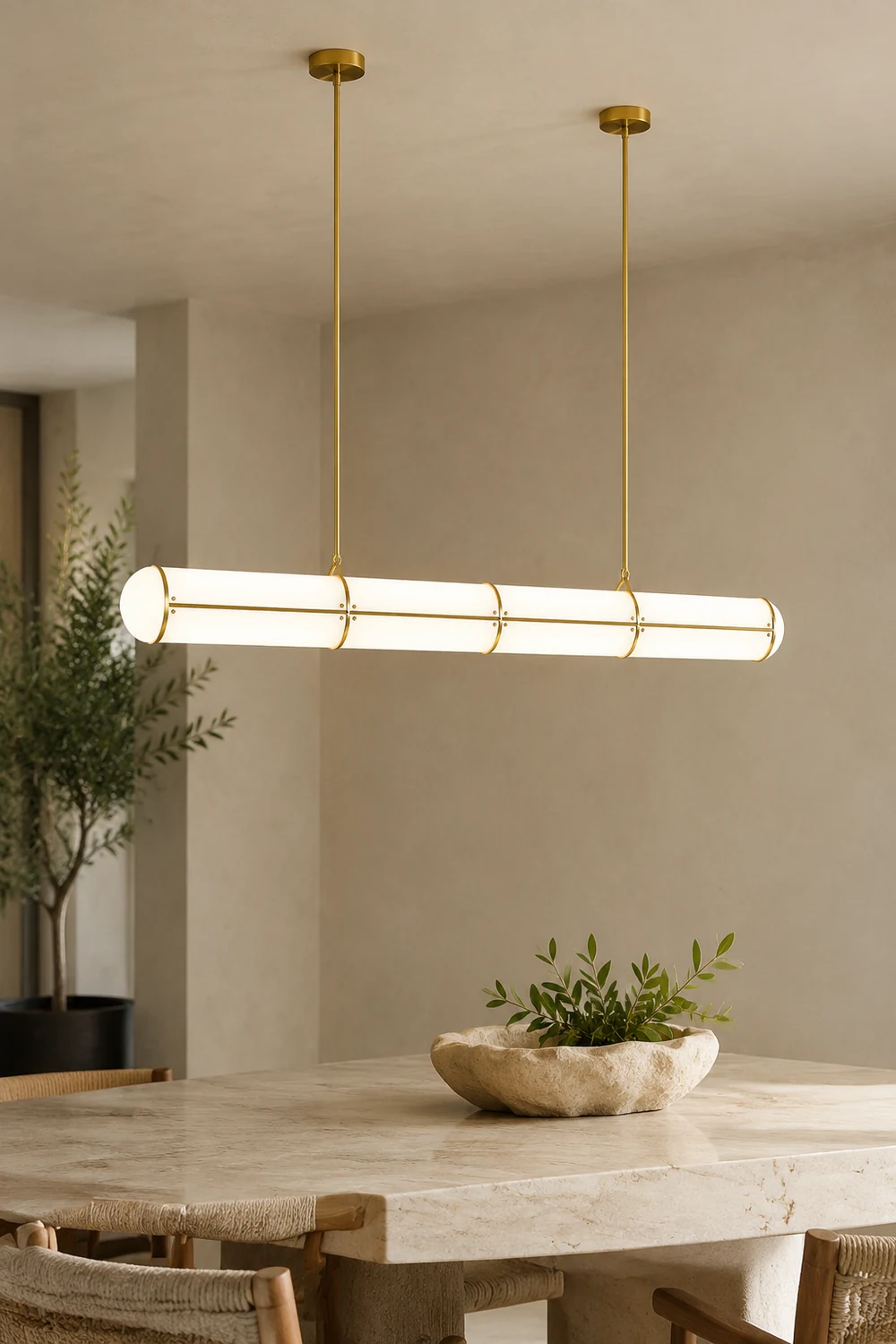 Cylindrical Endless Pendant Light - Lumpaz