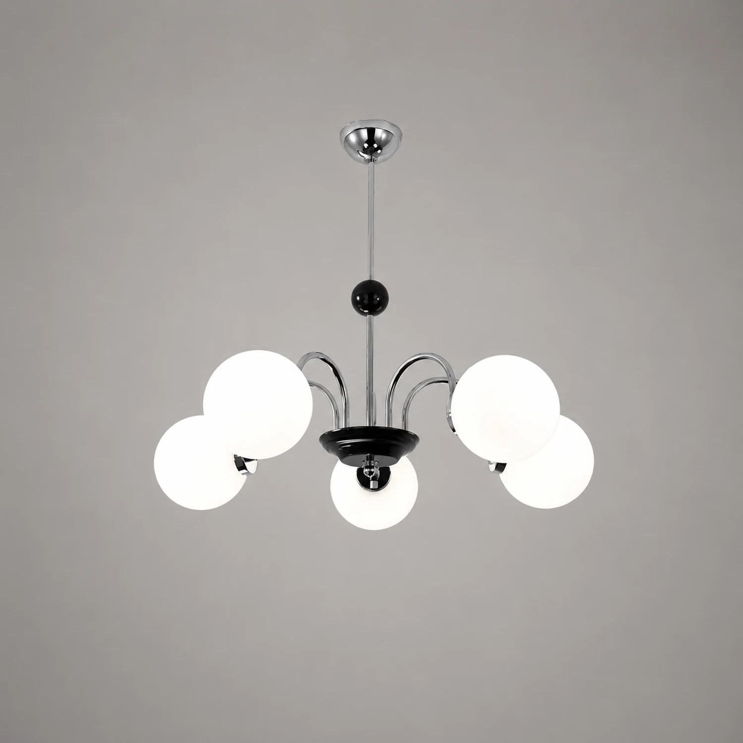 Modern Globe Glass Art Deco Chandelier, Living Room - Lumpaz