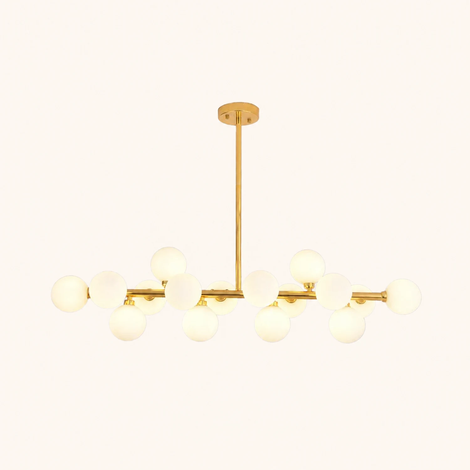 Valentina Chandelier Bubble, Magic Beans, Glass, Dining Room - Lumpaz