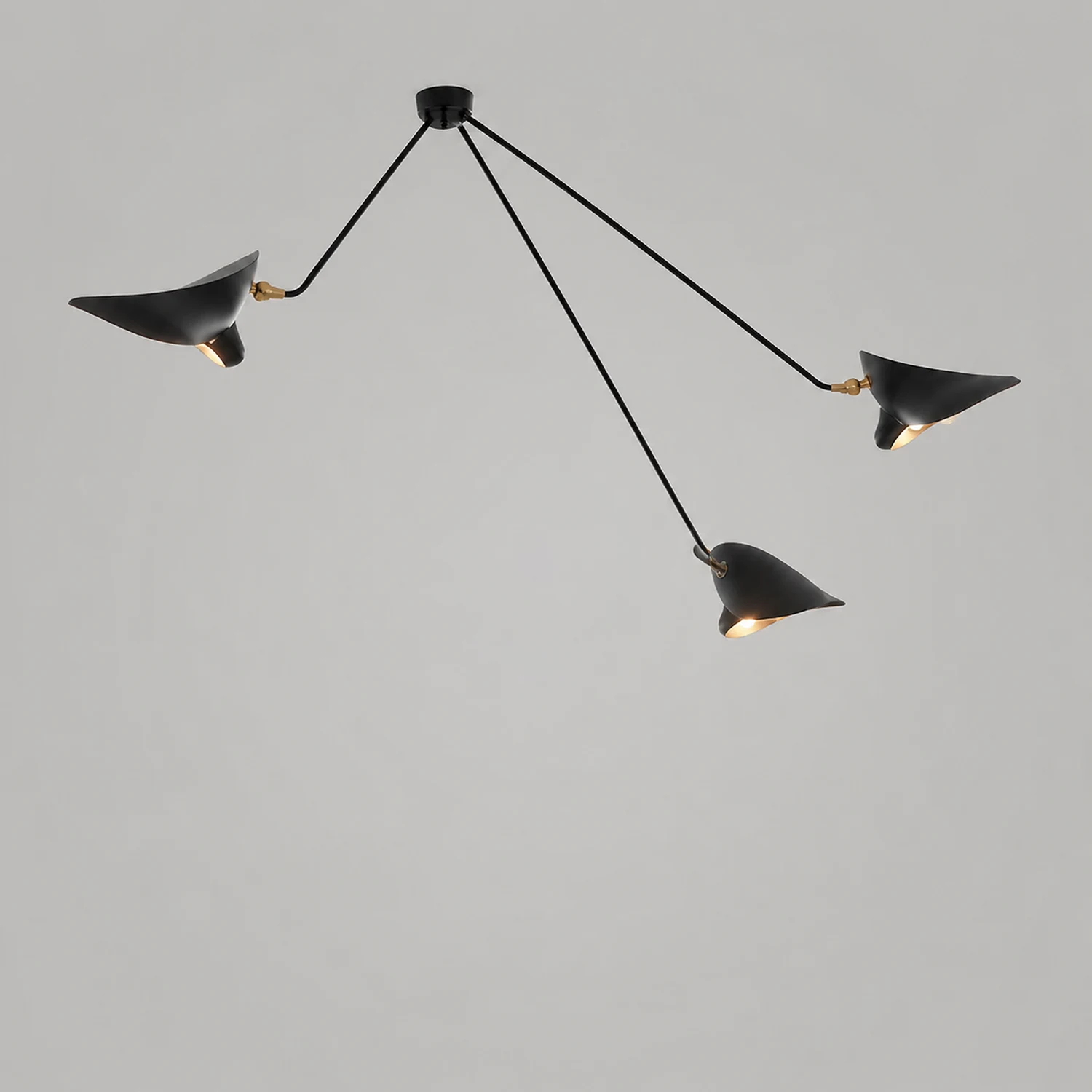 Schmitt Pendant Light Industry, Metal, Black, Study Room - Lumpaz