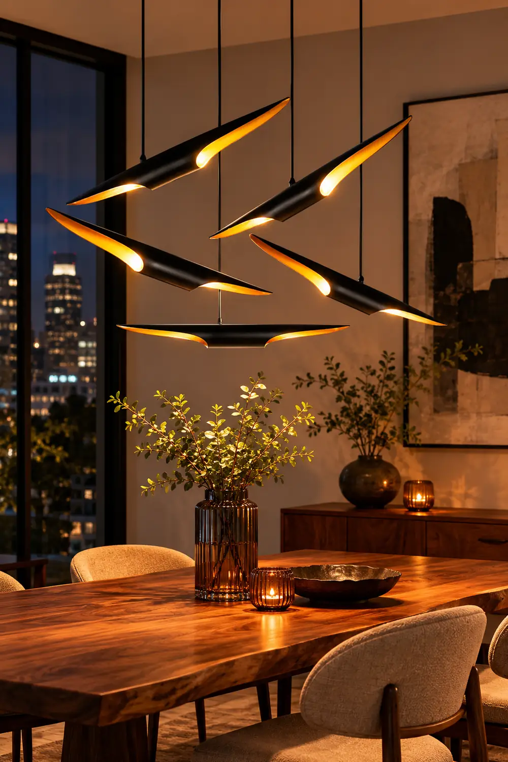 Coltrane Pipe Pendant Lights - Lumpaz