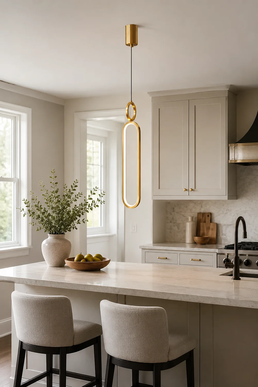 Oval Rings Pendant Light - Lumpaz