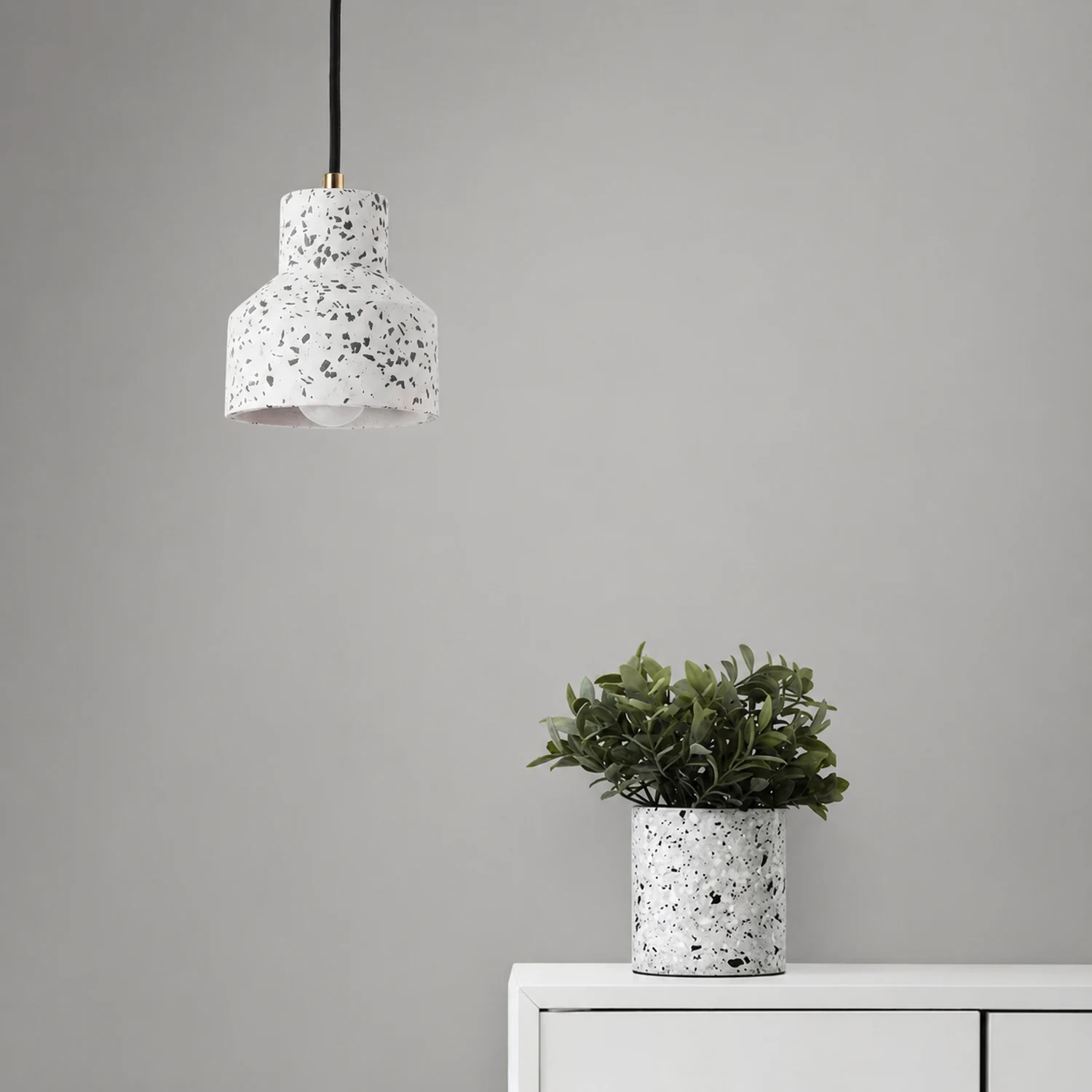Morandi Pendant Light, Cement, Modern & Industrial, 4 Color - Lumpaz
