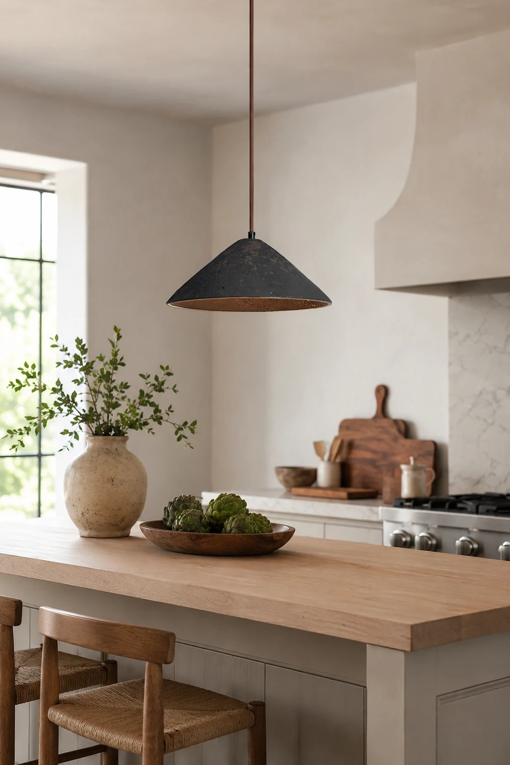 Ceramic Whisper Pendant Lamp - Lumpaz