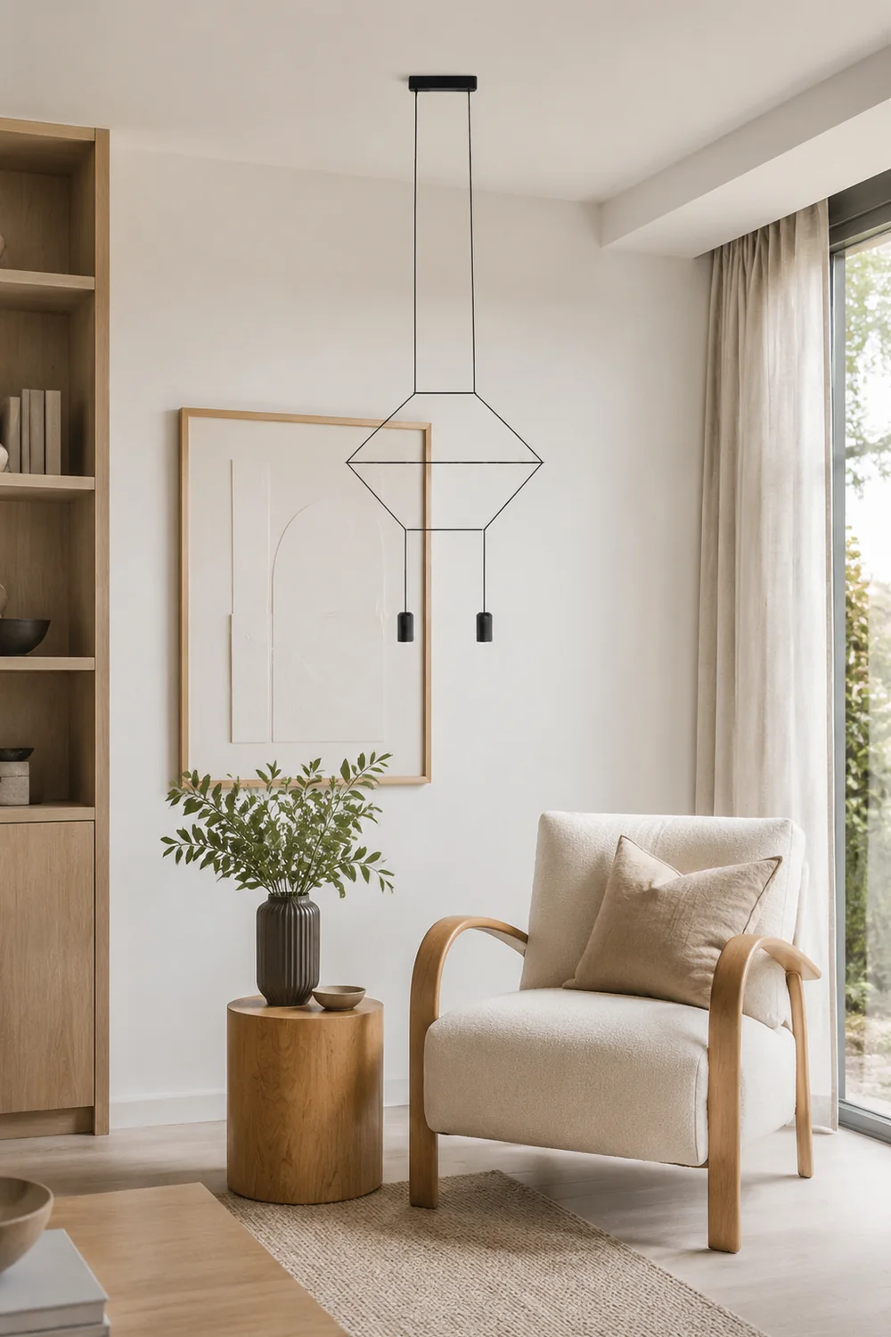 Line Art Pendant Light - Lumpaz