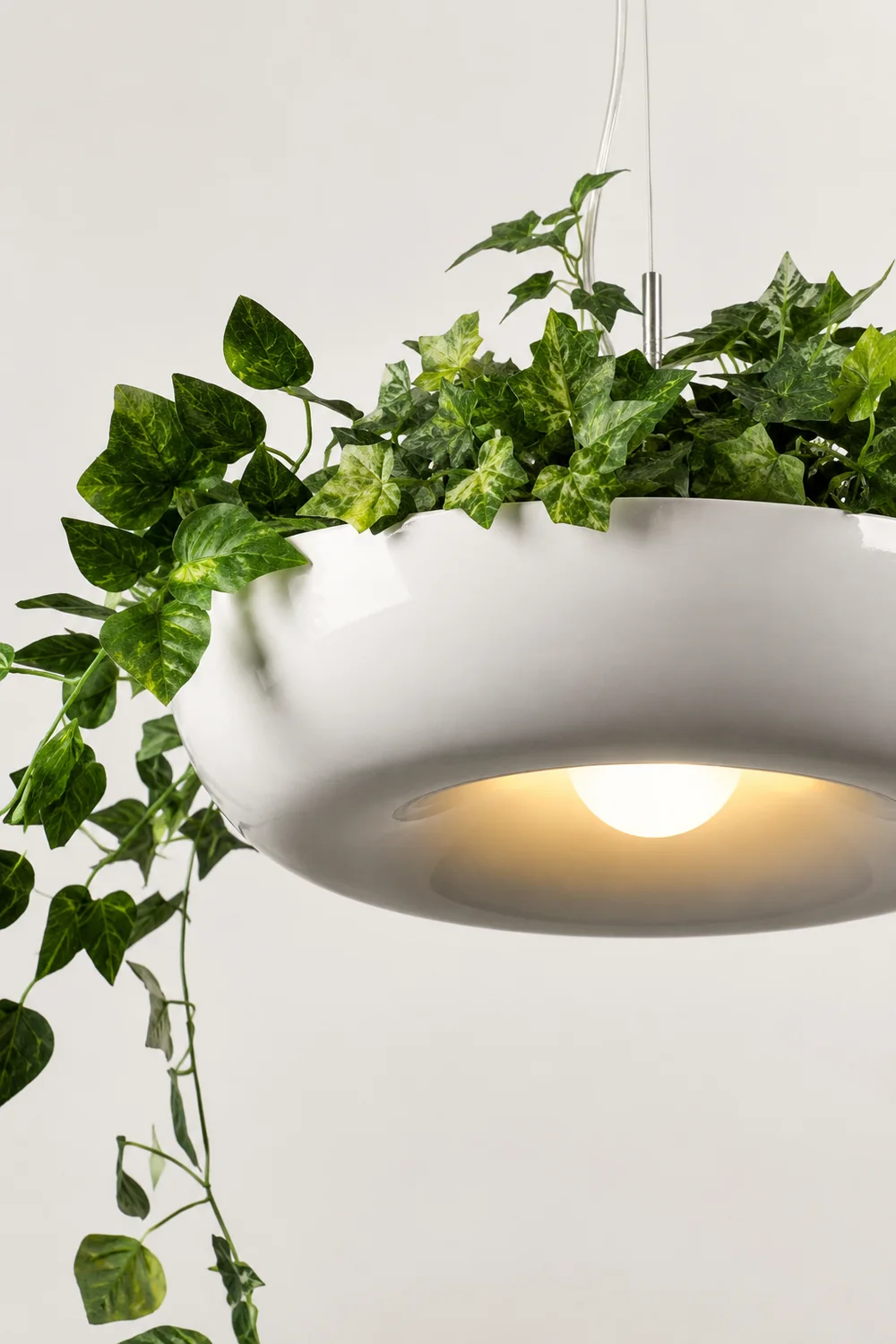 Nest Pendant Light Modern, Metal, Black/Green/White, Living Room - Lumpaz