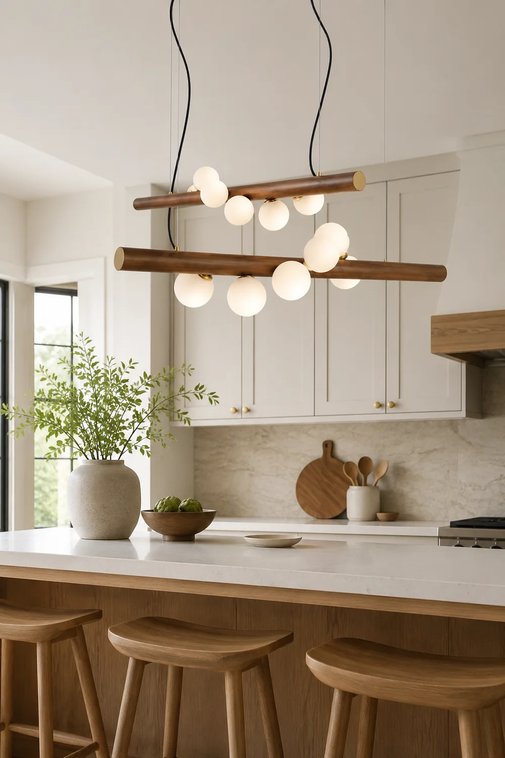 Scandinavian Wooden Pendant Lamp - Lumpaz